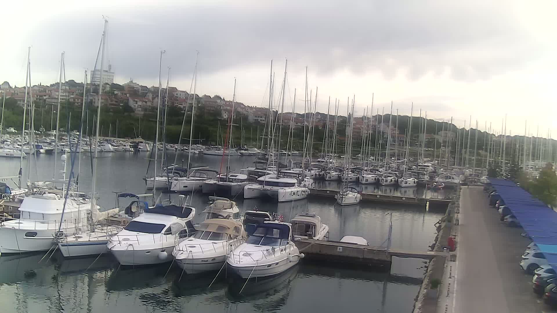Pula, Marina Veruda North View Live Cam - Pjescana Uvala, Pula, Istria, Croatia