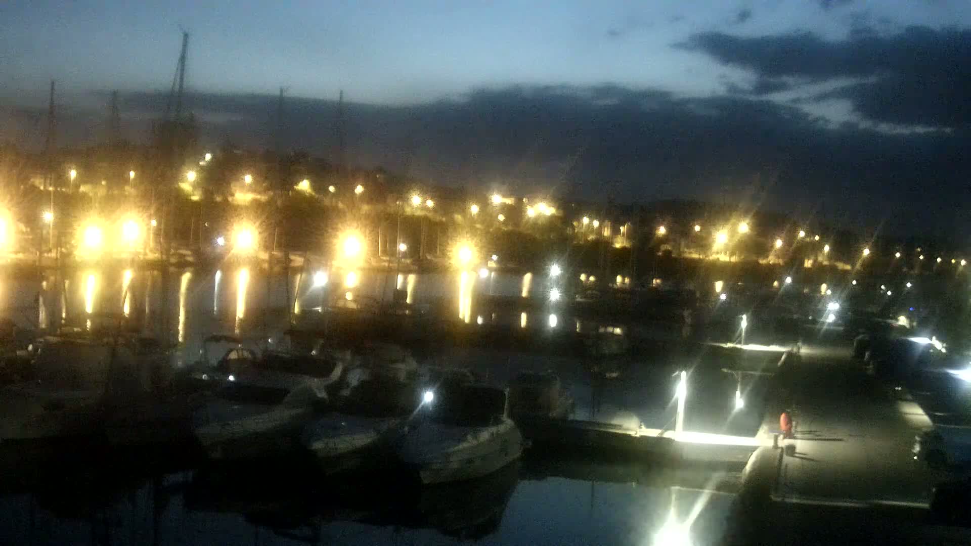 Pula, Marina Veruda North View Live Cam - Pjescana Uvala, Pula, Istria, Croatia