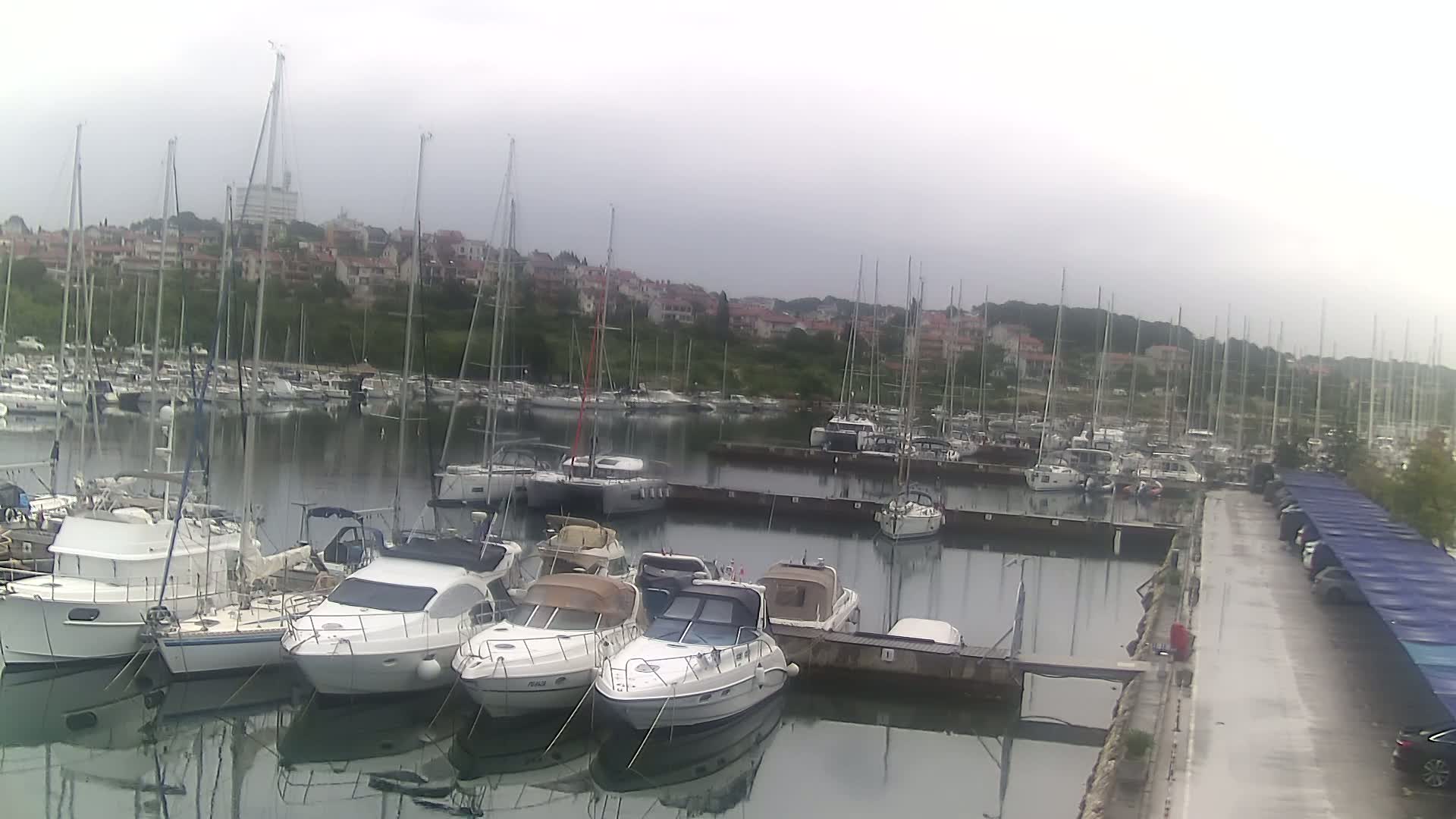Pula, Marina Veruda North View Live Cam - Pjescana Uvala, Pula, Istria, Croatia