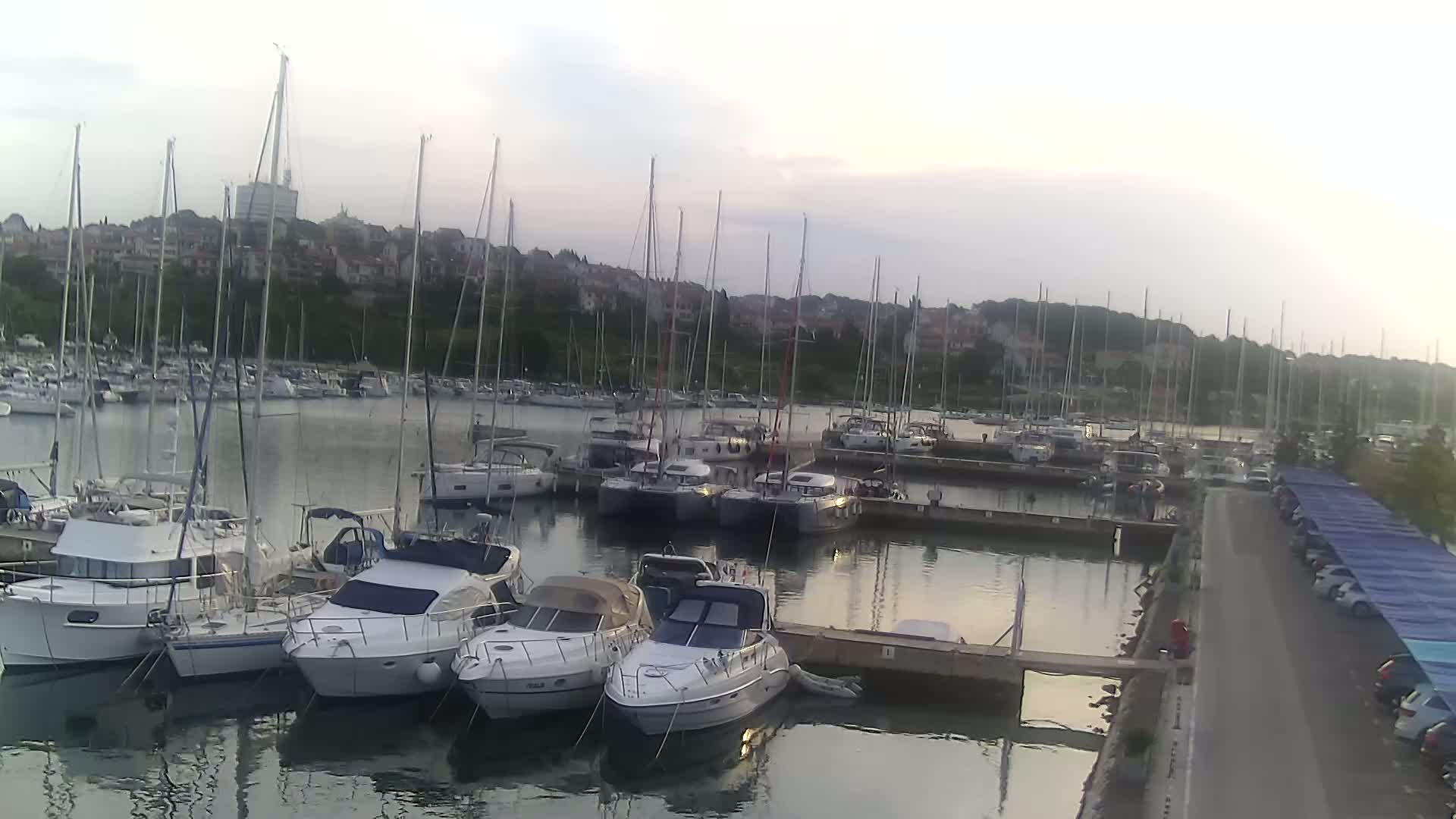 Pula, Marina Veruda North View Live Cam - Pjescana Uvala, Pula, Istria, Croatia