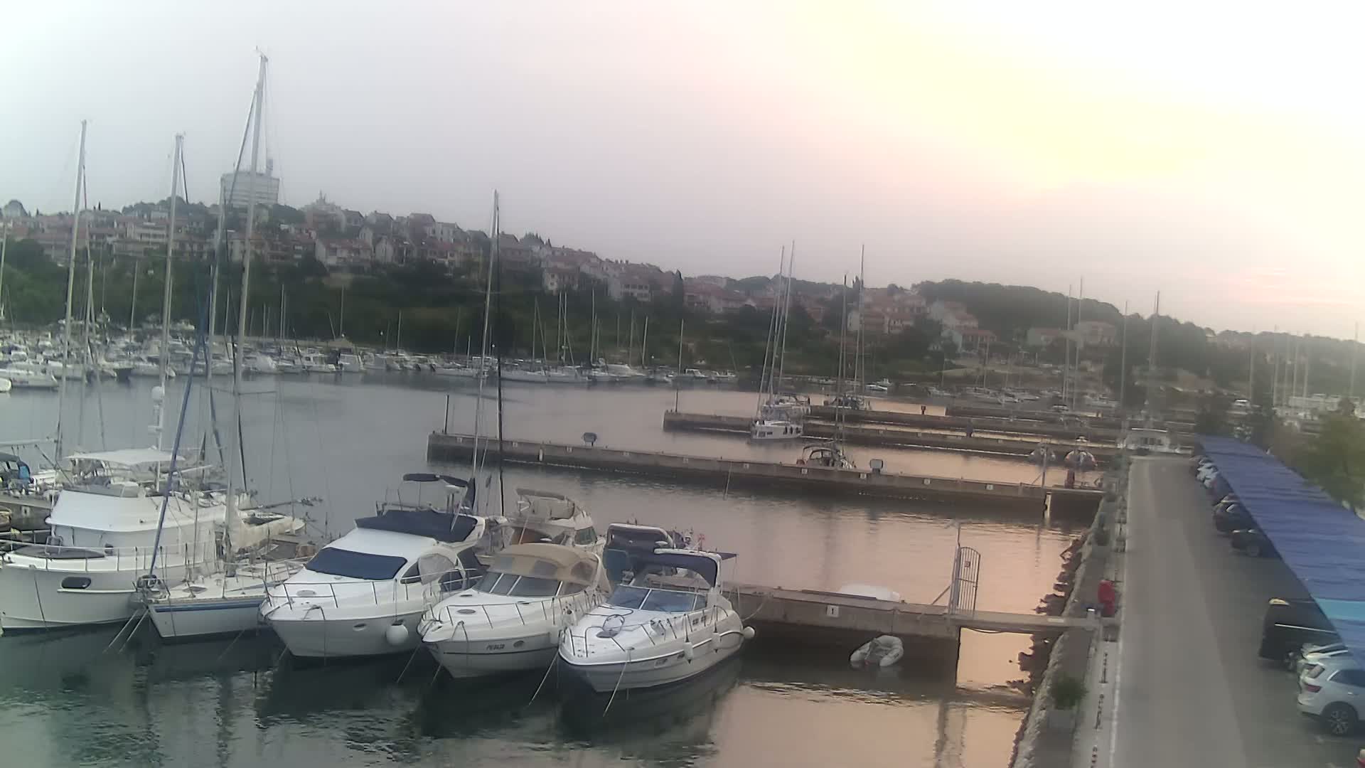 Pula, Marina Veruda North View Live Cam - Pjescana Uvala, Pula, Istria, Croatia
