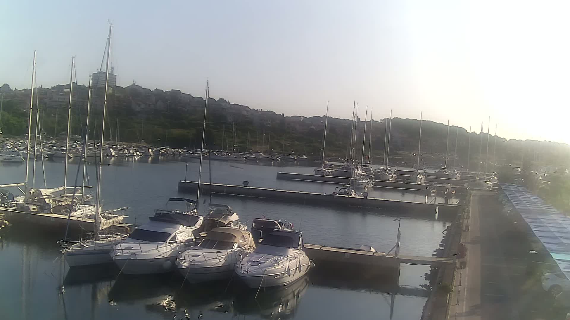 Pula, Marina Veruda North View Live Cam - Pjescana Uvala, Pula, Istria, Croatia