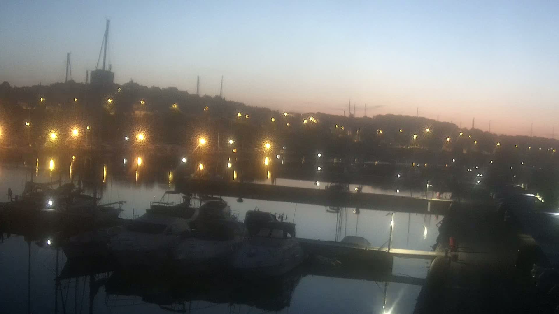 Pula, Marina Veruda North View Live Cam - Pjescana Uvala, Pula, Istria, Croatia