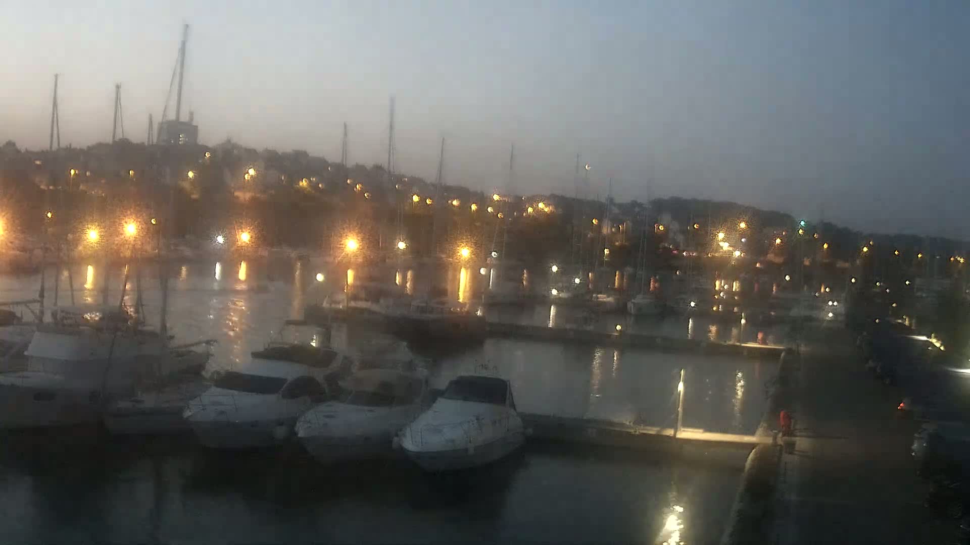 Pula, Marina Veruda North View Live Cam - Pjescana Uvala, Pula, Istria, Croatia