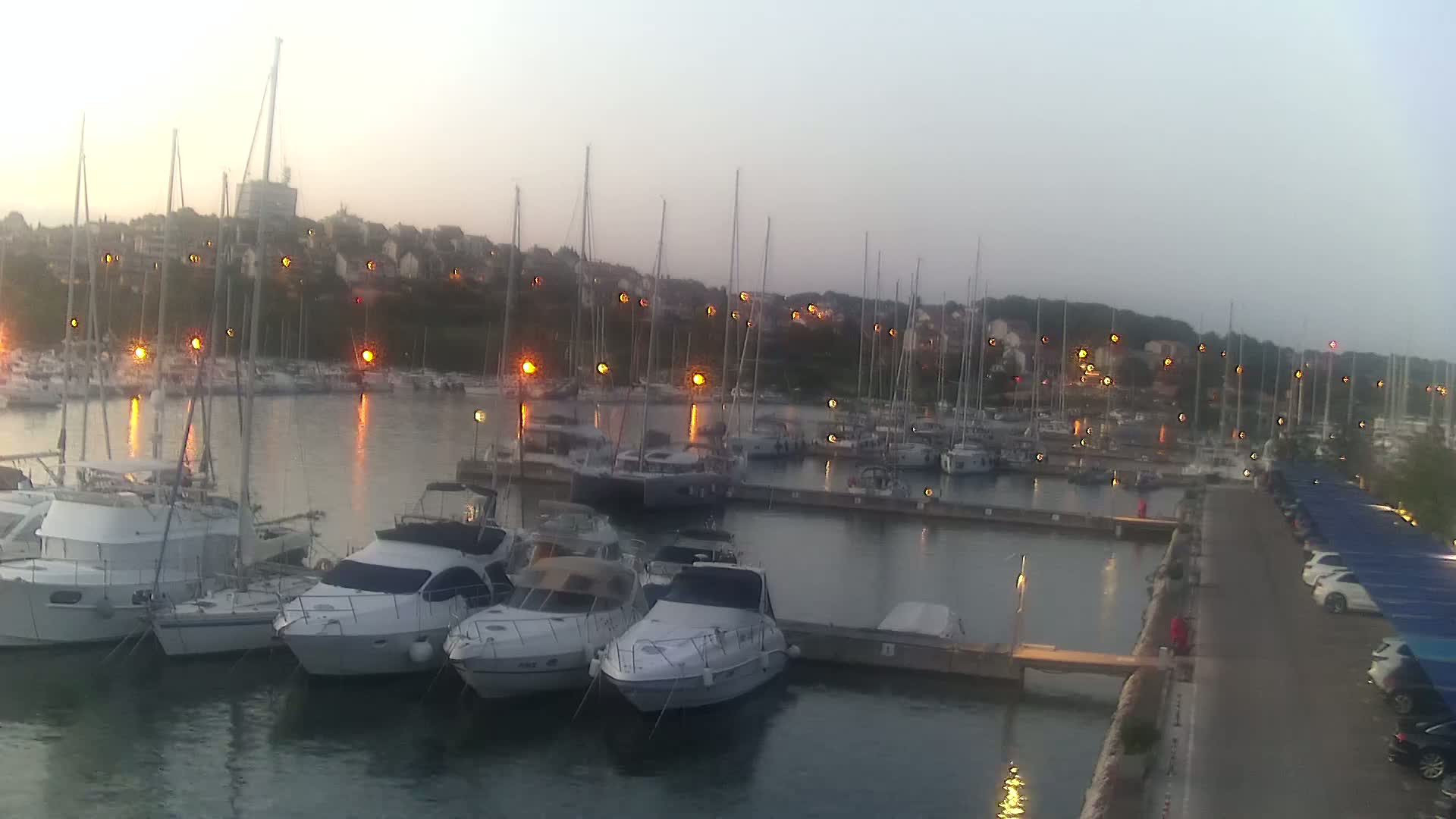 Pula, Marina Veruda North View Live Cam - Pjescana Uvala, Pula, Istria, Croatia