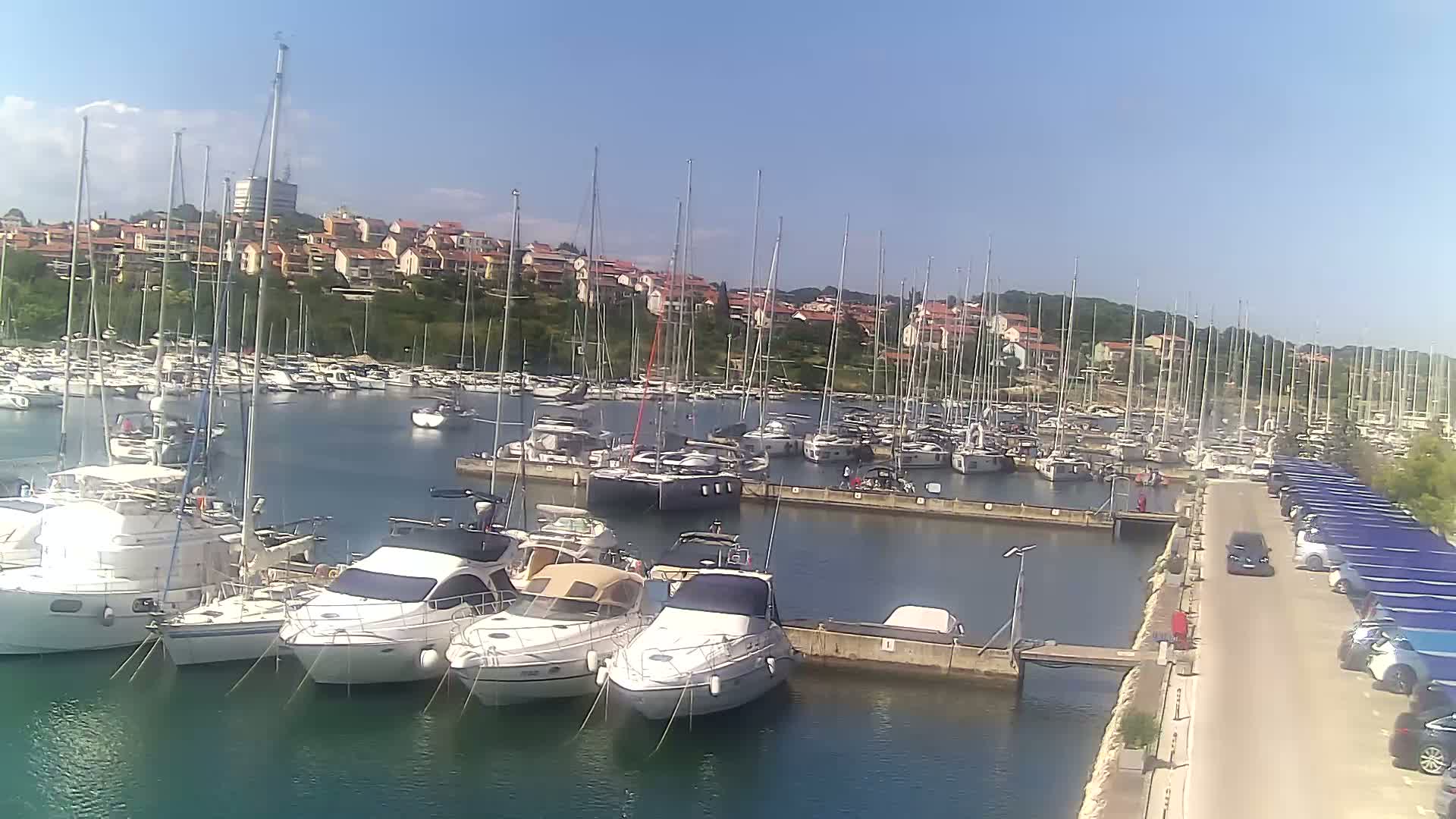 Pula, Marina Veruda North View Live Cam - Pjescana Uvala, Pula, Istria, Croatia