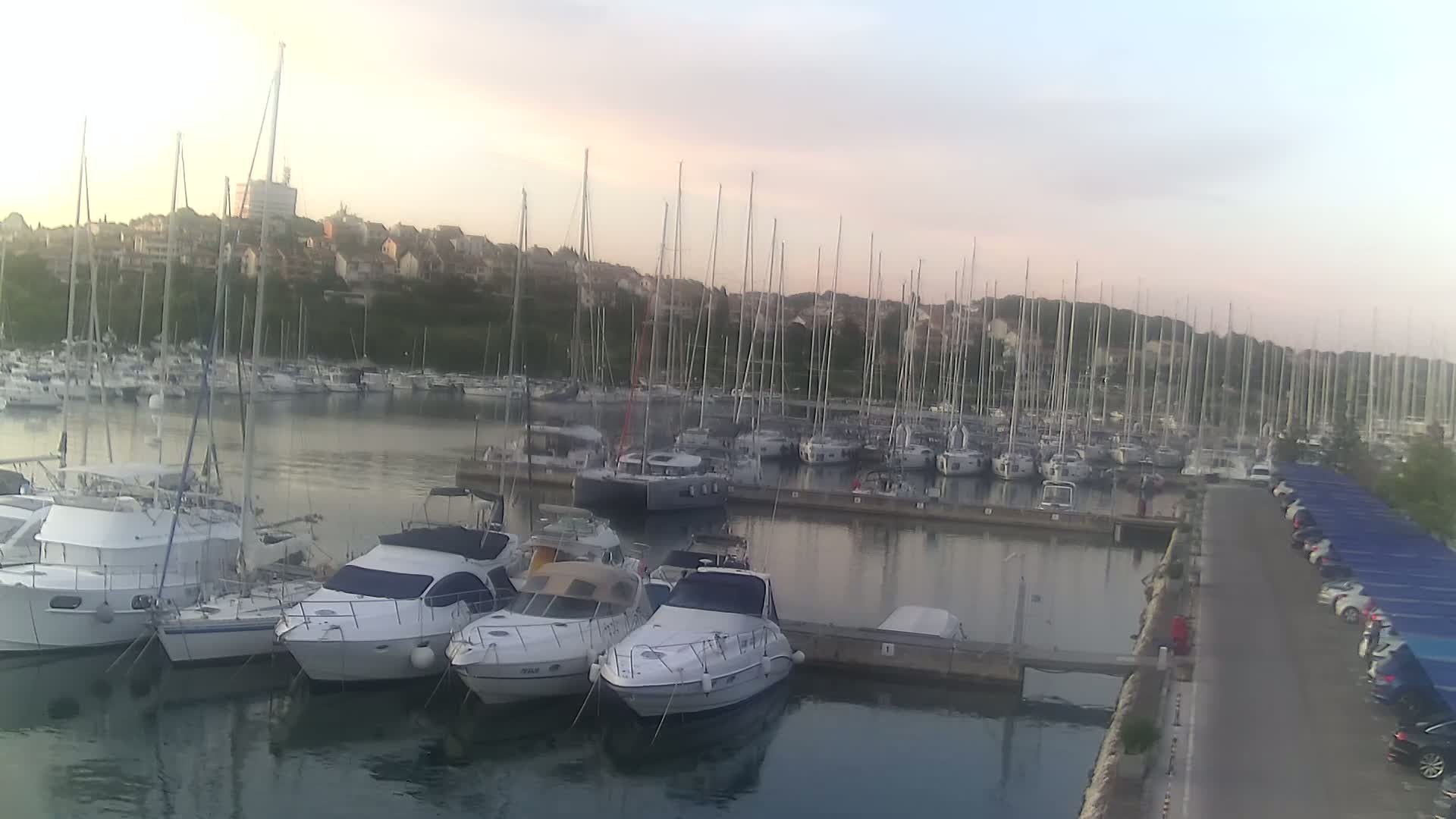 Pula, Marina Veruda North View Live Cam - Pjescana Uvala, Pula, Istria, Croatia