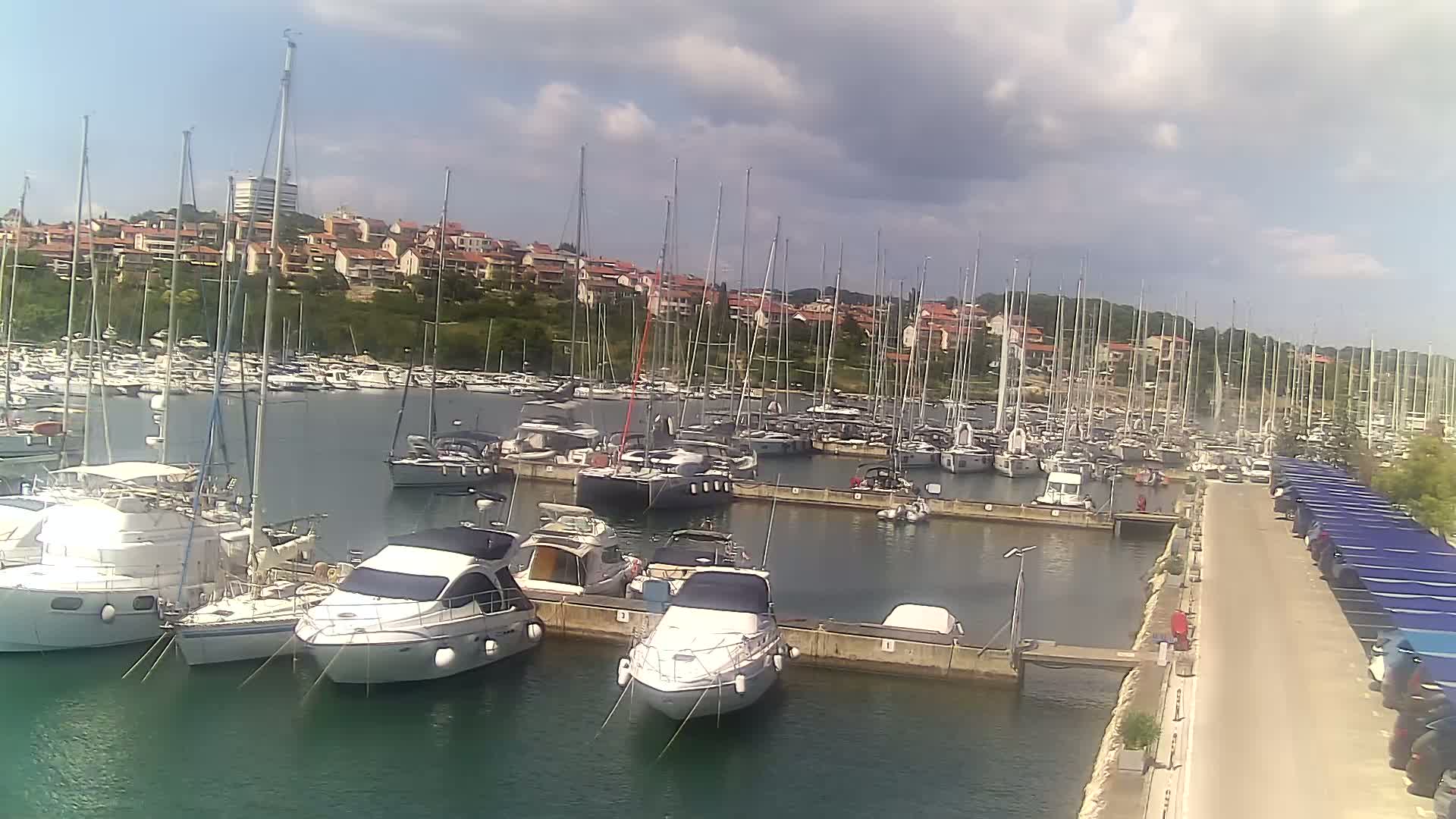 Pula, Marina Veruda North View Live Cam - Pjescana Uvala, Pula, Istria, Croatia