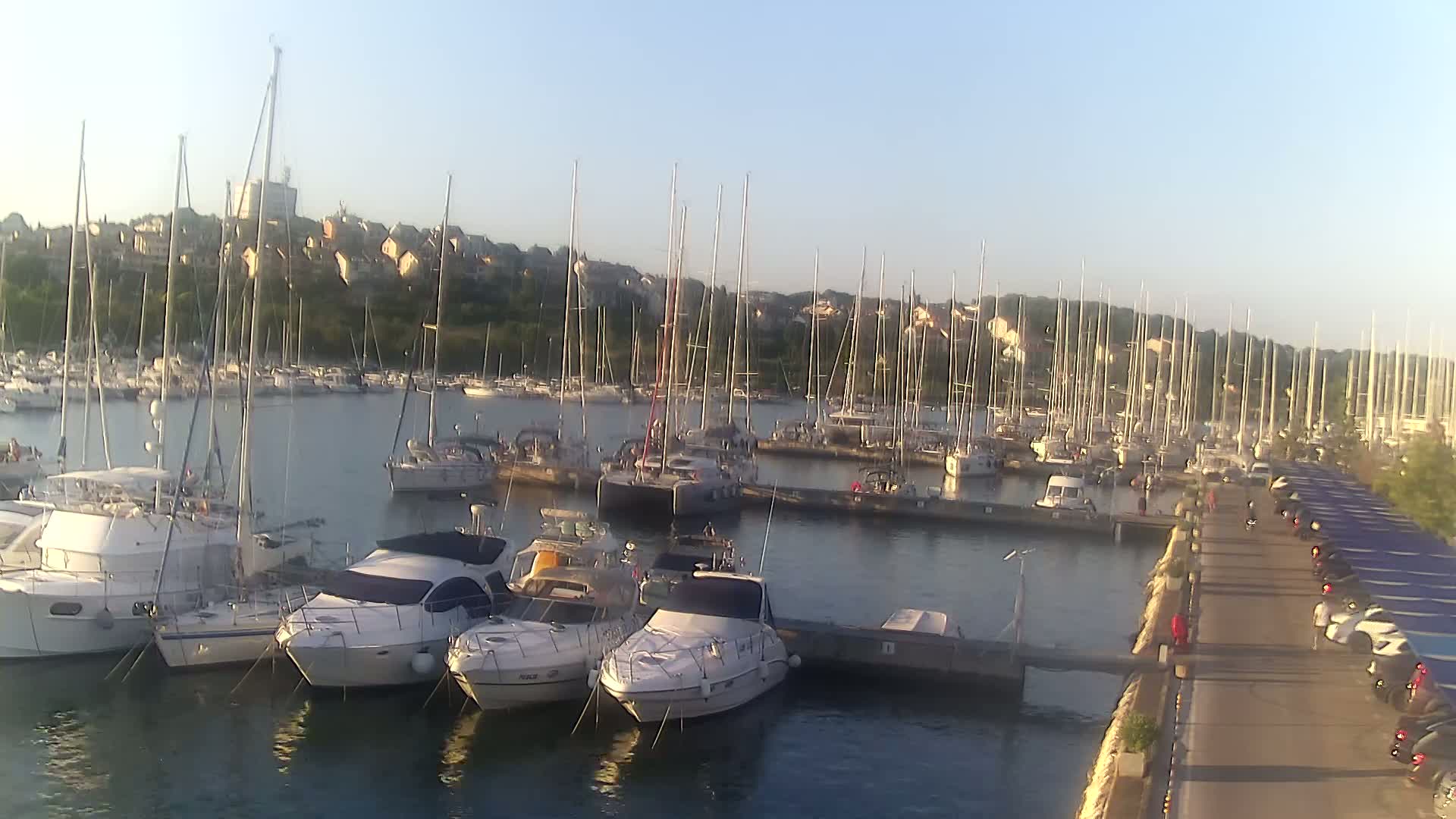 Pula, Marina Veruda North View Live Cam - Pjescana Uvala, Pula, Istria, Croatia