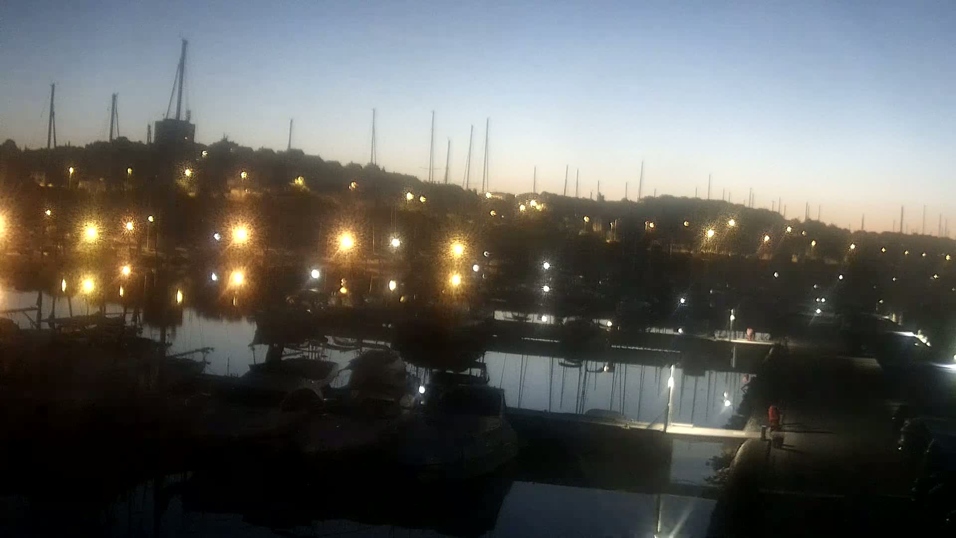 Pula, Marina Veruda North View Live Cam - Pjescana Uvala, Pula, Istria, Croatia