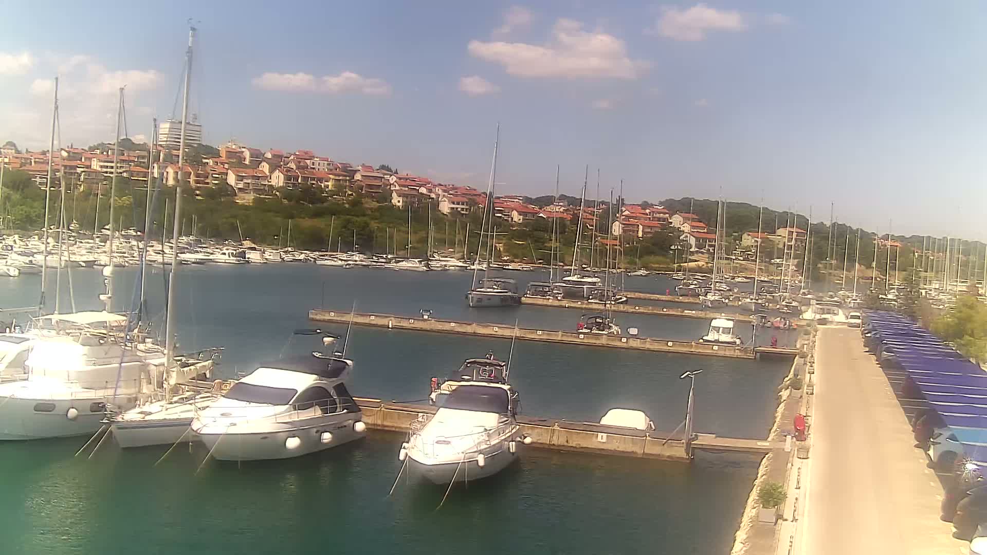 Pula, Marina Veruda North View Live Cam - Pjescana Uvala, Pula, Istria, Croatia