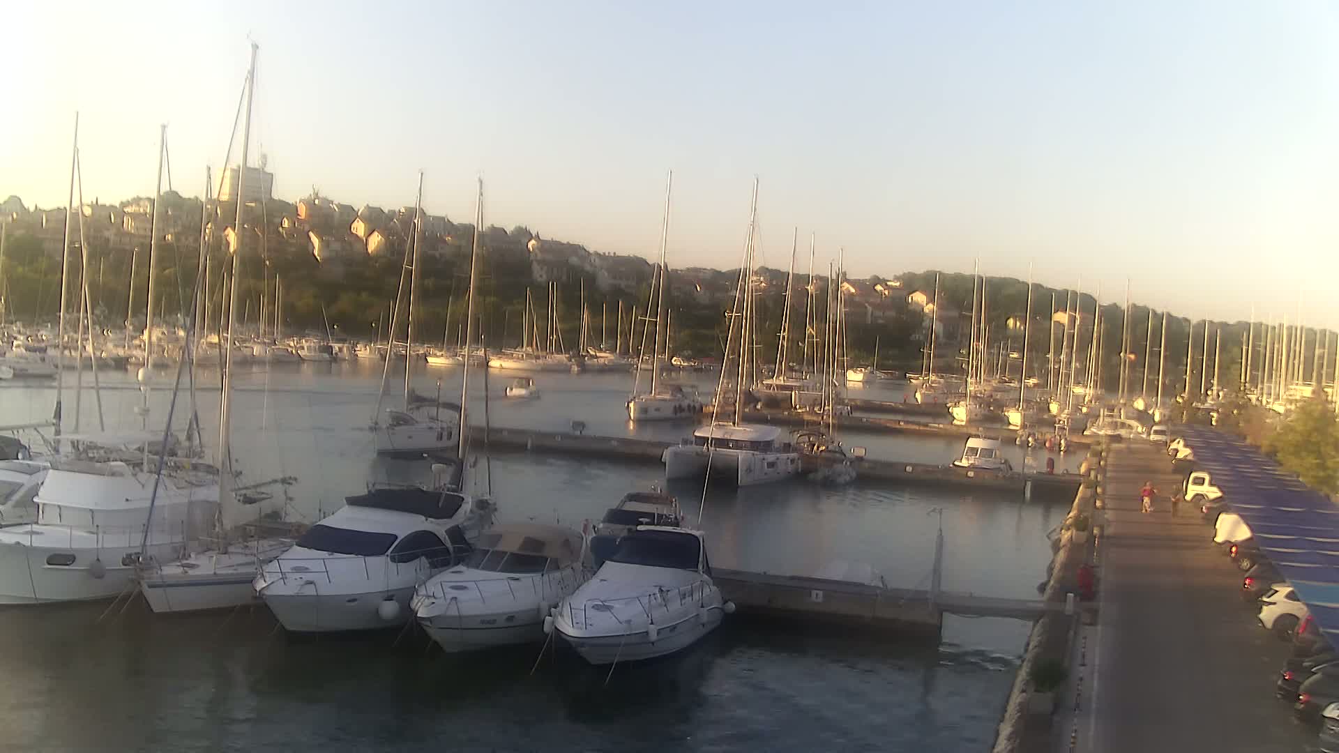 Pula, Marina Veruda North View Live Cam - Pjescana Uvala, Pula, Istria, Croatia