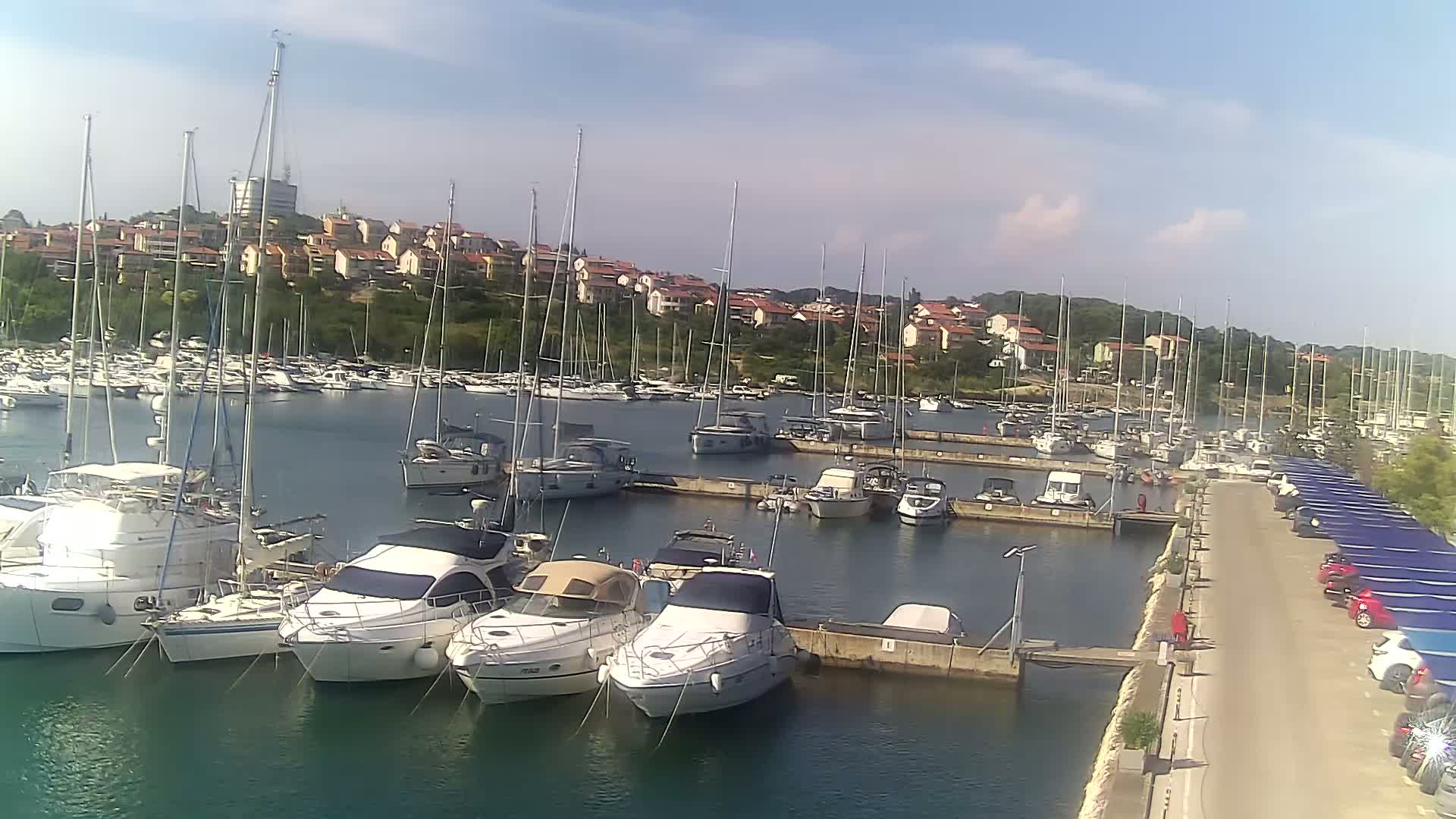 Pula, Marina Veruda North View Live Cam - Pjescana Uvala, Pula, Istria, Croatia