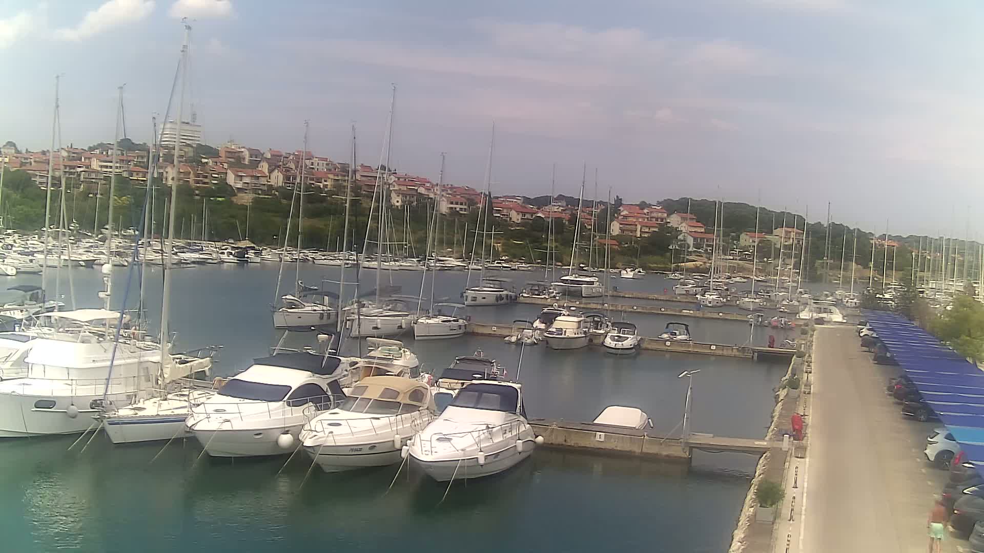 Pula, Marina Veruda North View Live Cam - Pjescana Uvala, Pula, Istria, Croatia