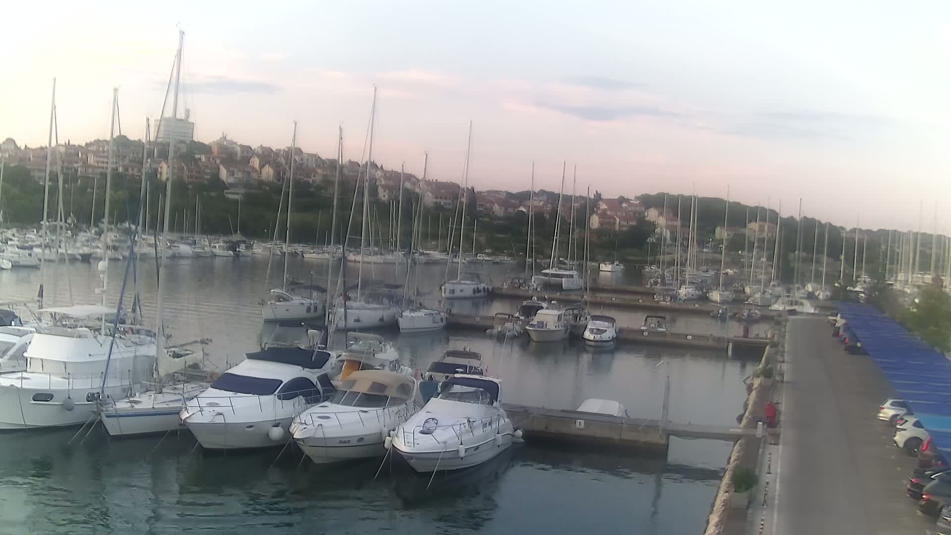 Pula, Marina Veruda North View Live Cam - Pjescana Uvala, Pula, Istria, Croatia