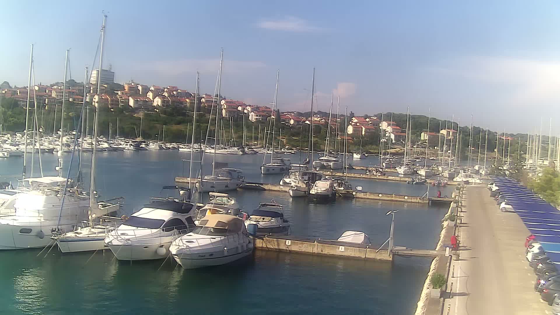 Pula, Marina Veruda North View Live Cam - Pjescana Uvala, Pula, Istria, Croatia