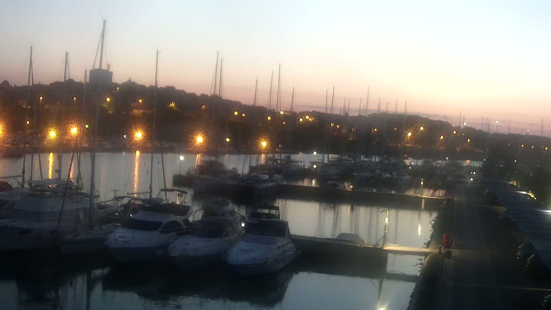Pula, Marina Veruda North View Live Cam - Pjescana Uvala, Pula, Istria, Croatia