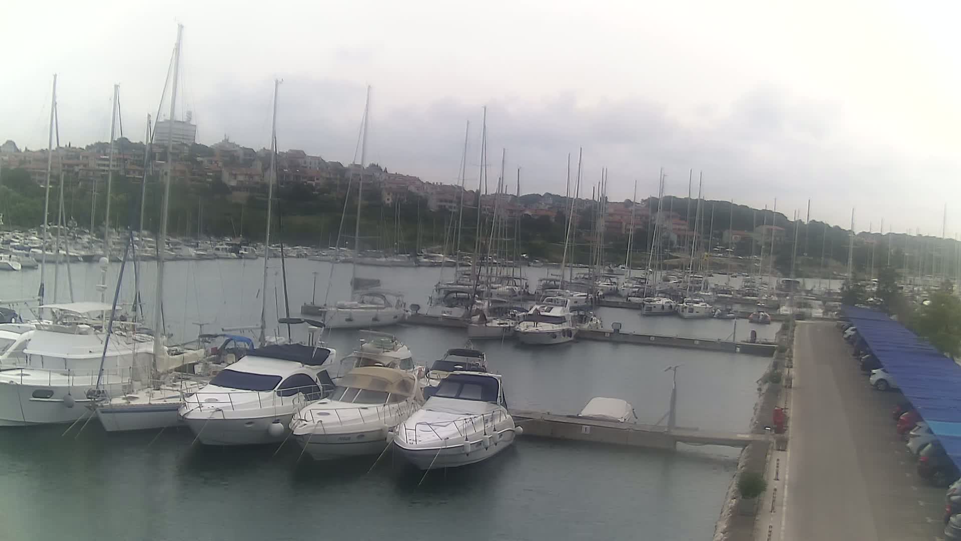 Pula, Marina Veruda North View Live Cam - Pjescana Uvala, Pula, Istria, Croatia