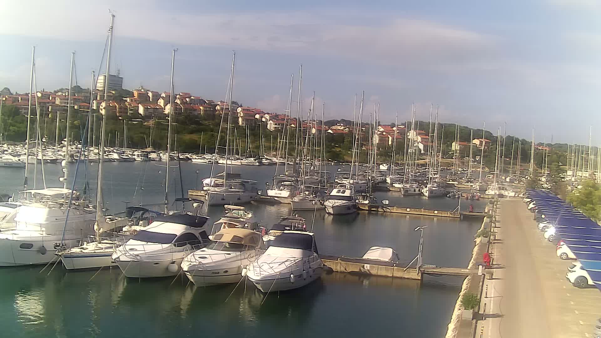 Pula, Marina Veruda North View Live Cam - Pjescana Uvala, Pula, Istria, Croatia