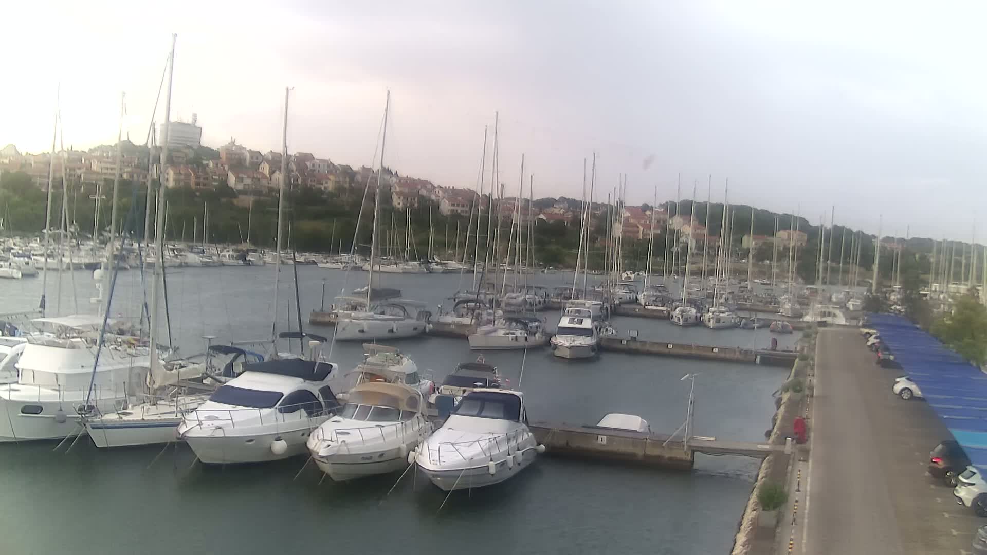 Pula, Marina Veruda North View Live Cam - Pjescana Uvala, Pula, Istria, Croatia