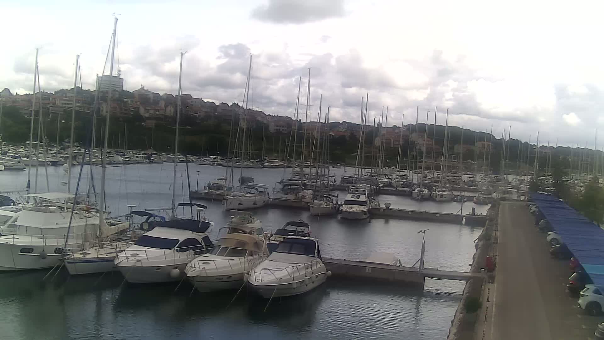 Pula, Marina Veruda North View Live Cam - Pjescana Uvala, Pula, Istria, Croatia