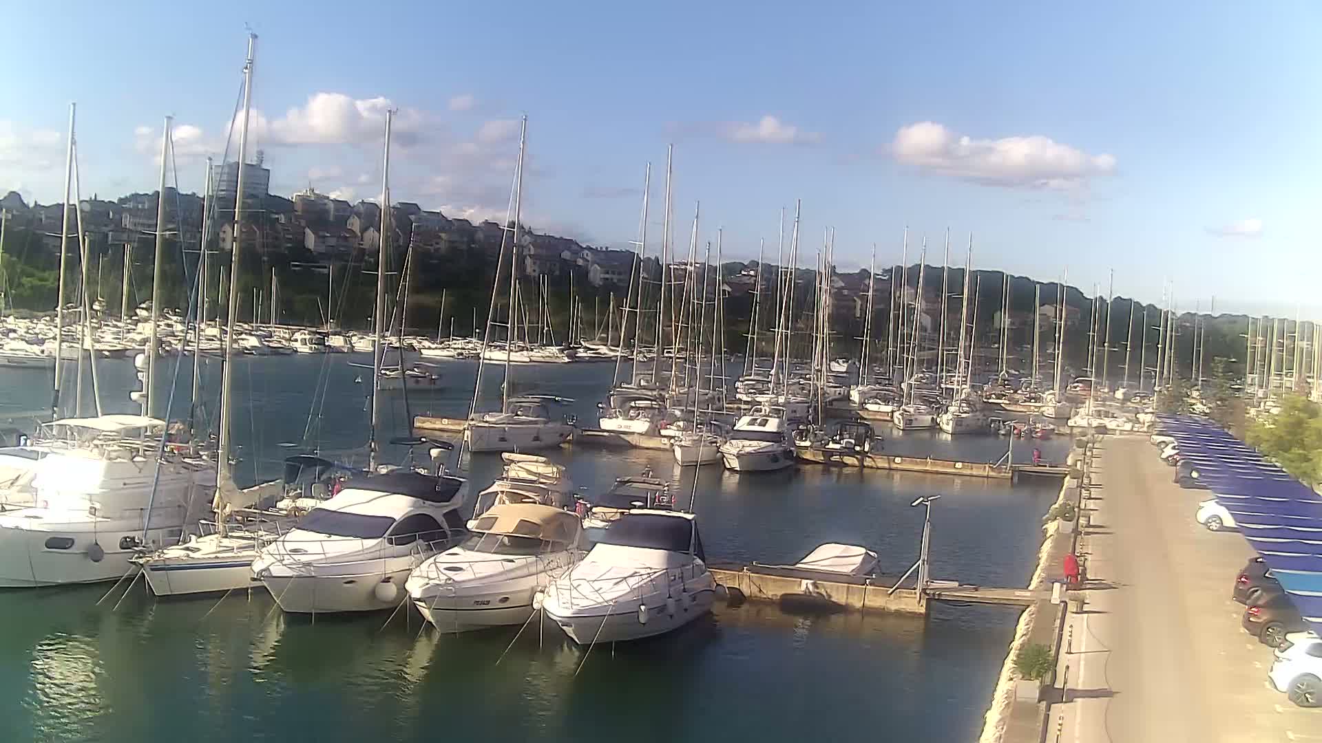 Pula, Marina Veruda North View Live Cam - Pjescana Uvala, Pula, Istria, Croatia