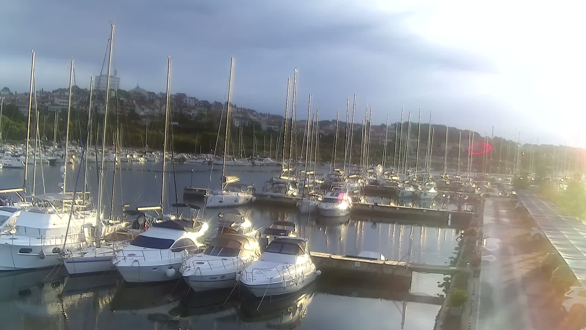 Pula, Marina Veruda North View Live Cam - Pjescana Uvala, Pula, Istria, Croatia