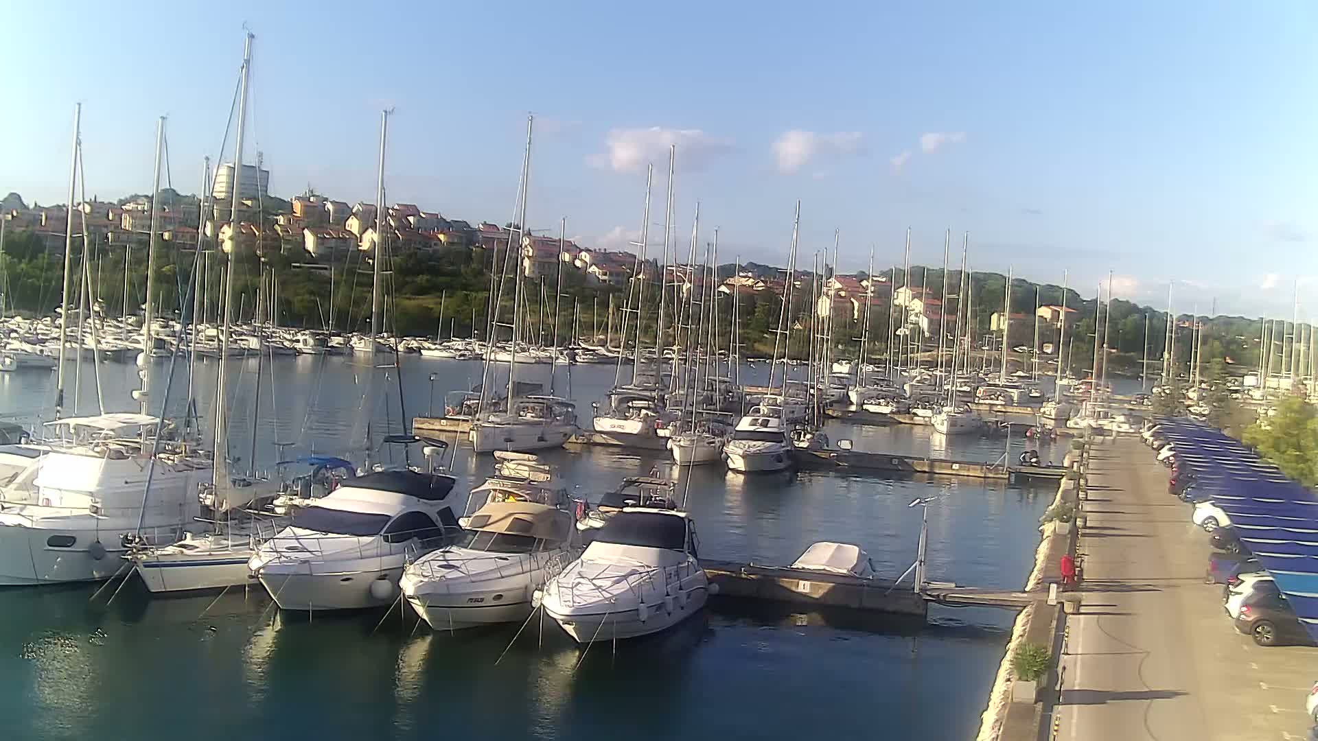 Pula, Marina Veruda North View Live Cam - Pjescana Uvala, Pula, Istria, Croatia
