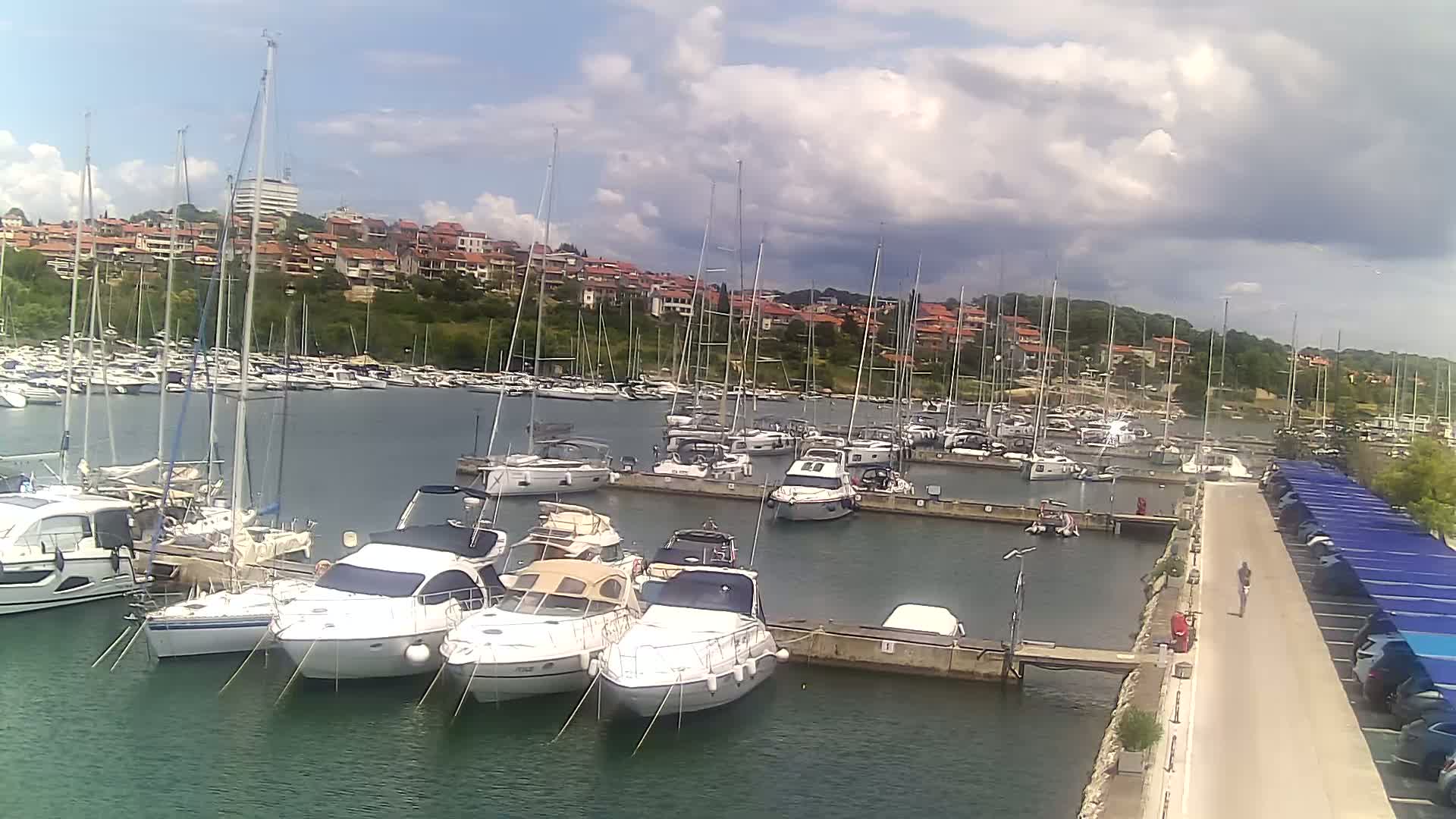 Pula, Marina Veruda North View Live Cam - Pjescana Uvala, Pula, Istria, Croatia