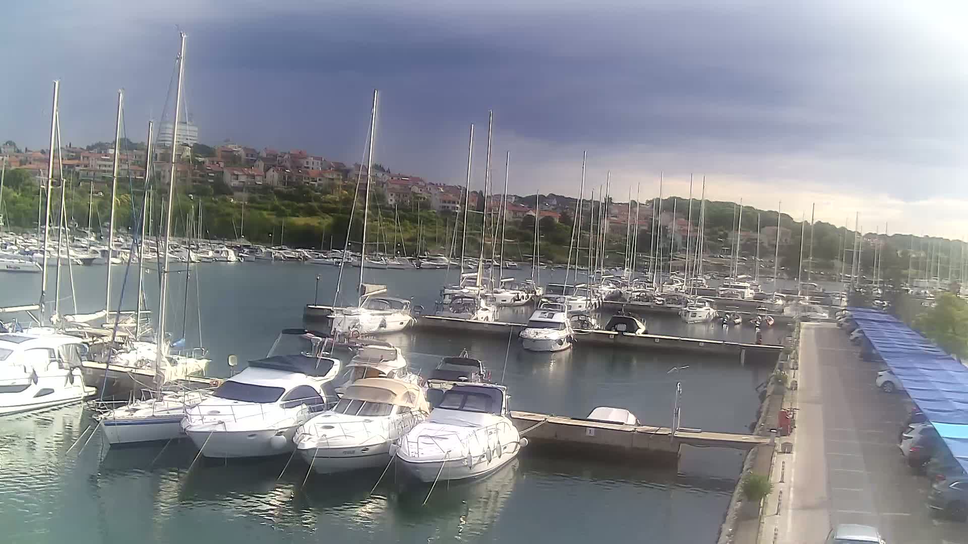 Pula, Marina Veruda North View Live Cam - Pjescana Uvala, Pula, Istria, Croatia