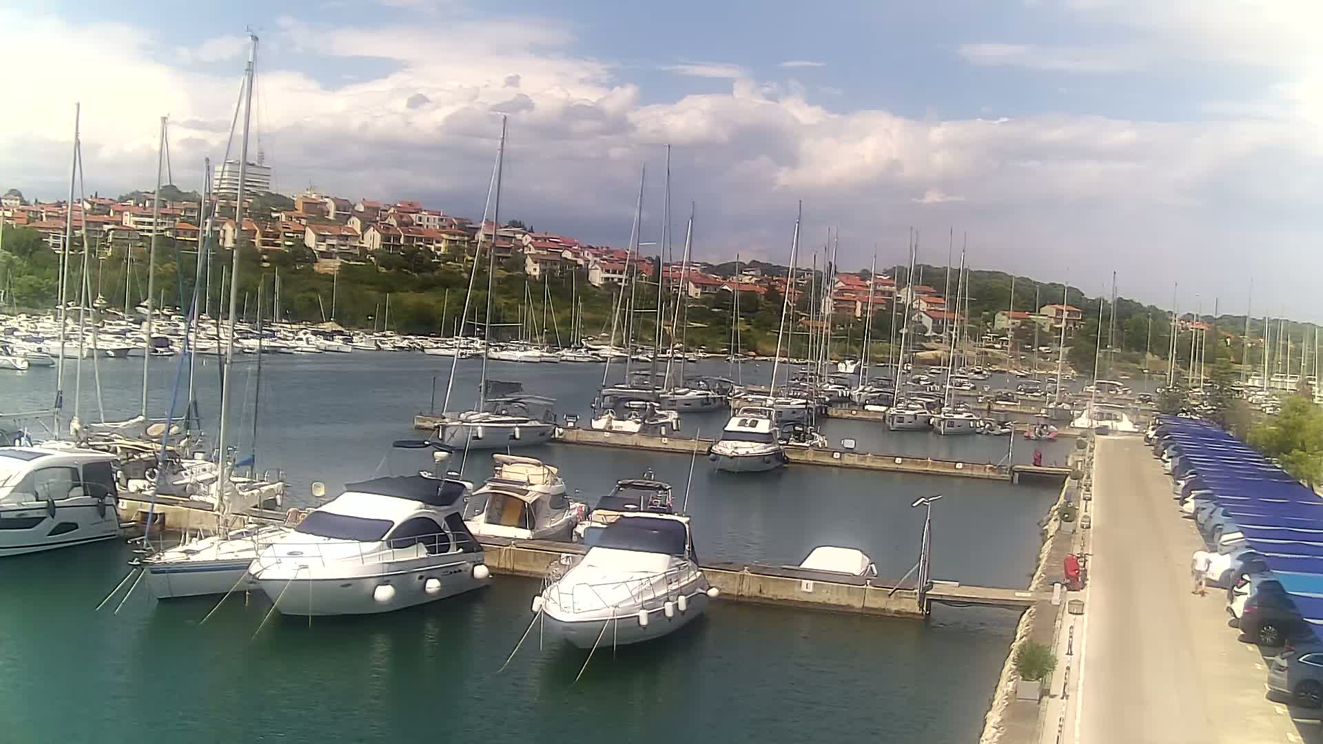 Pula, Marina Veruda North View Live Cam - Pjescana Uvala, Pula, Istria, Croatia