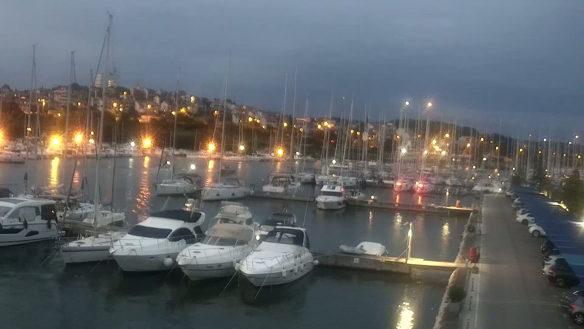 Pula, Marina Veruda North View Live Cam - Pjescana Uvala, Pula, Istria, Croatia