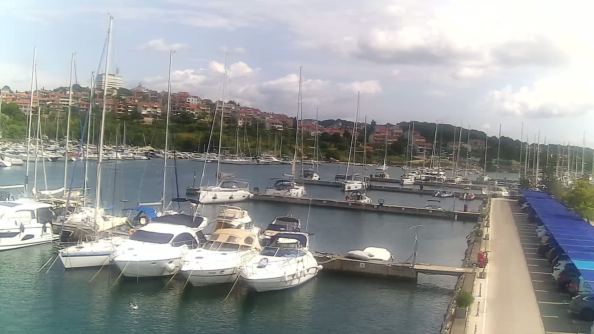 Pula, Marina Veruda North View Live Cam - Pjescana Uvala, Pula, Istria, Croatia