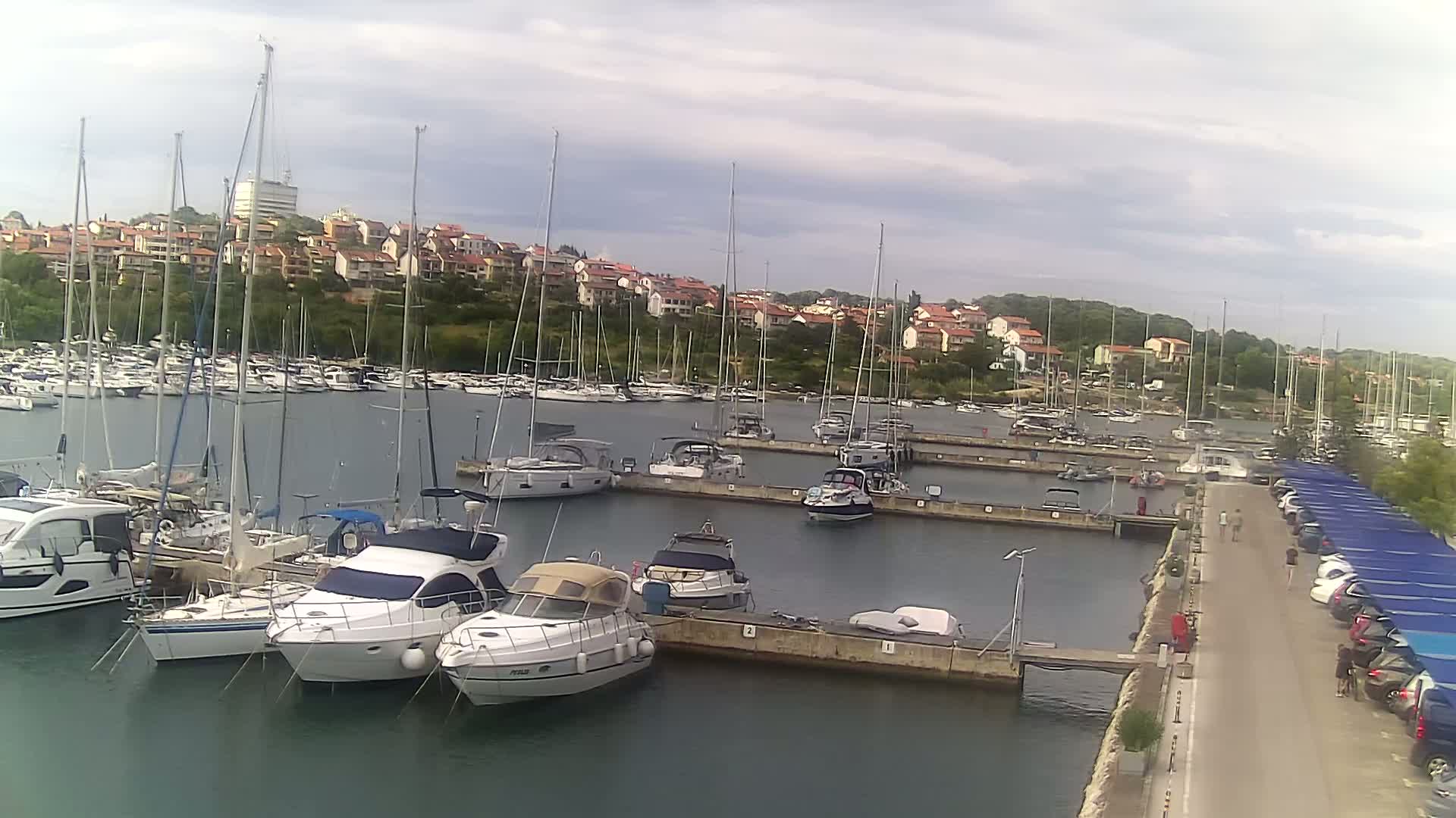 Pula, Marina Veruda North View Live Cam - Pjescana Uvala, Pula, Istria, Croatia