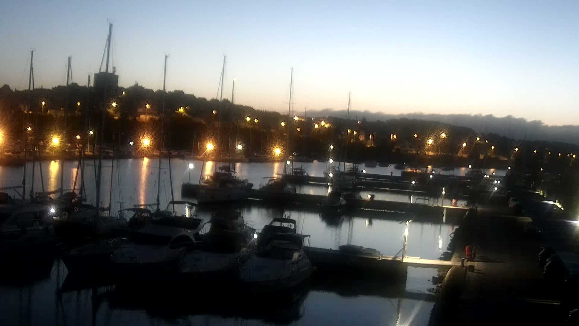 Pula, Marina Veruda North View Live Cam - Pjescana Uvala, Pula, Istria, Croatia