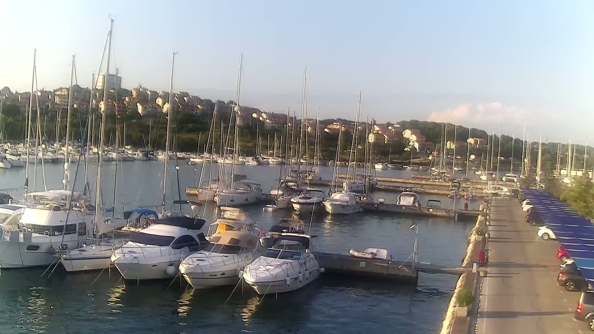 Pula, Marina Veruda North View Live Cam - Pjescana Uvala, Pula, Istria, Croatia