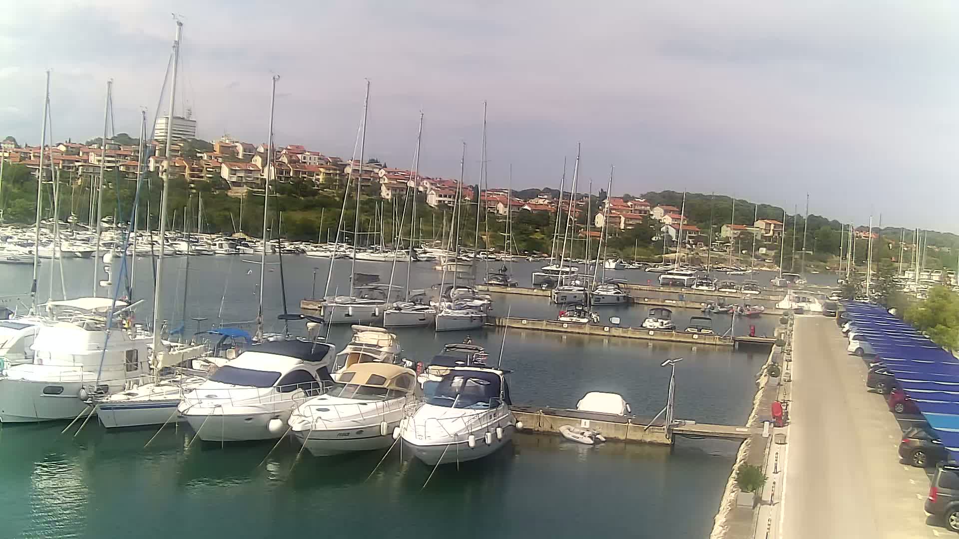 Pula, Marina Veruda North View Live Cam - Pjescana Uvala, Pula, Istria, Croatia