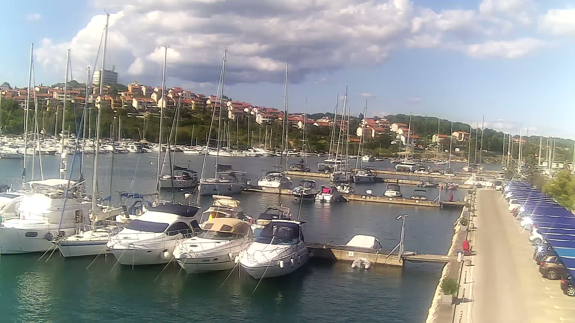 Pula, Marina Veruda North View Live Cam - Pjescana Uvala, Pula, Istria, Croatia
