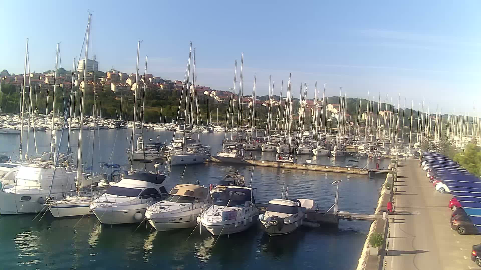 Pula, Marina Veruda North View Live Cam - Pjescana Uvala, Pula, Istria, Croatia