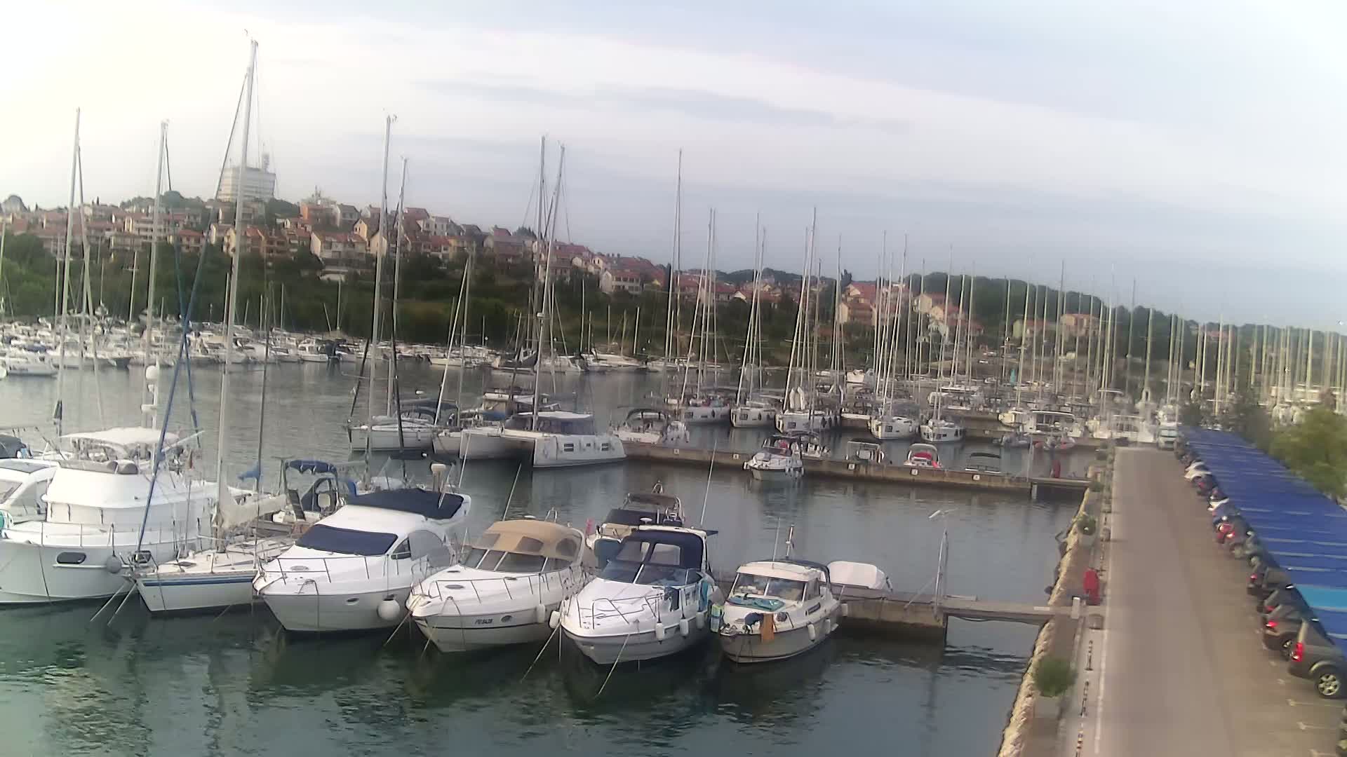 Pula, Marina Veruda North View Live Cam - Pjescana Uvala, Pula, Istria, Croatia