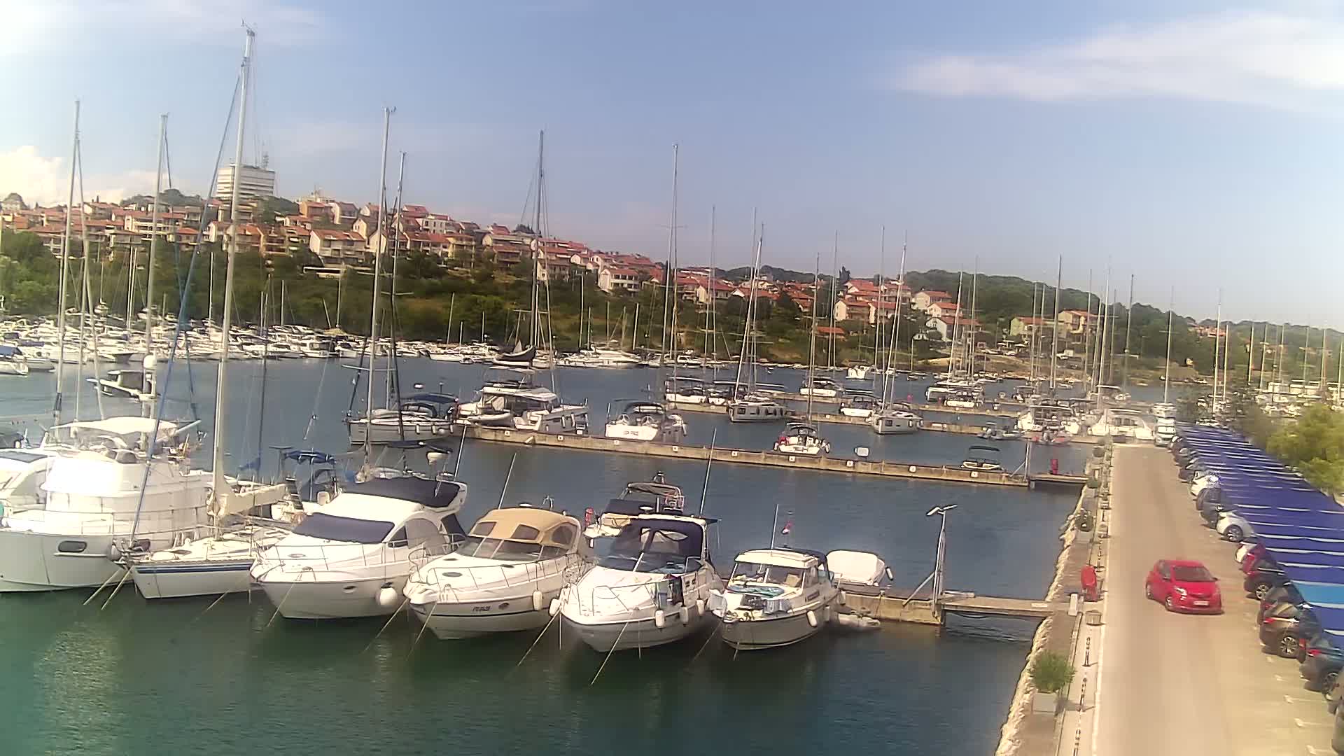 Pula, Marina Veruda North View Live Cam - Pjescana Uvala, Pula, Istria, Croatia