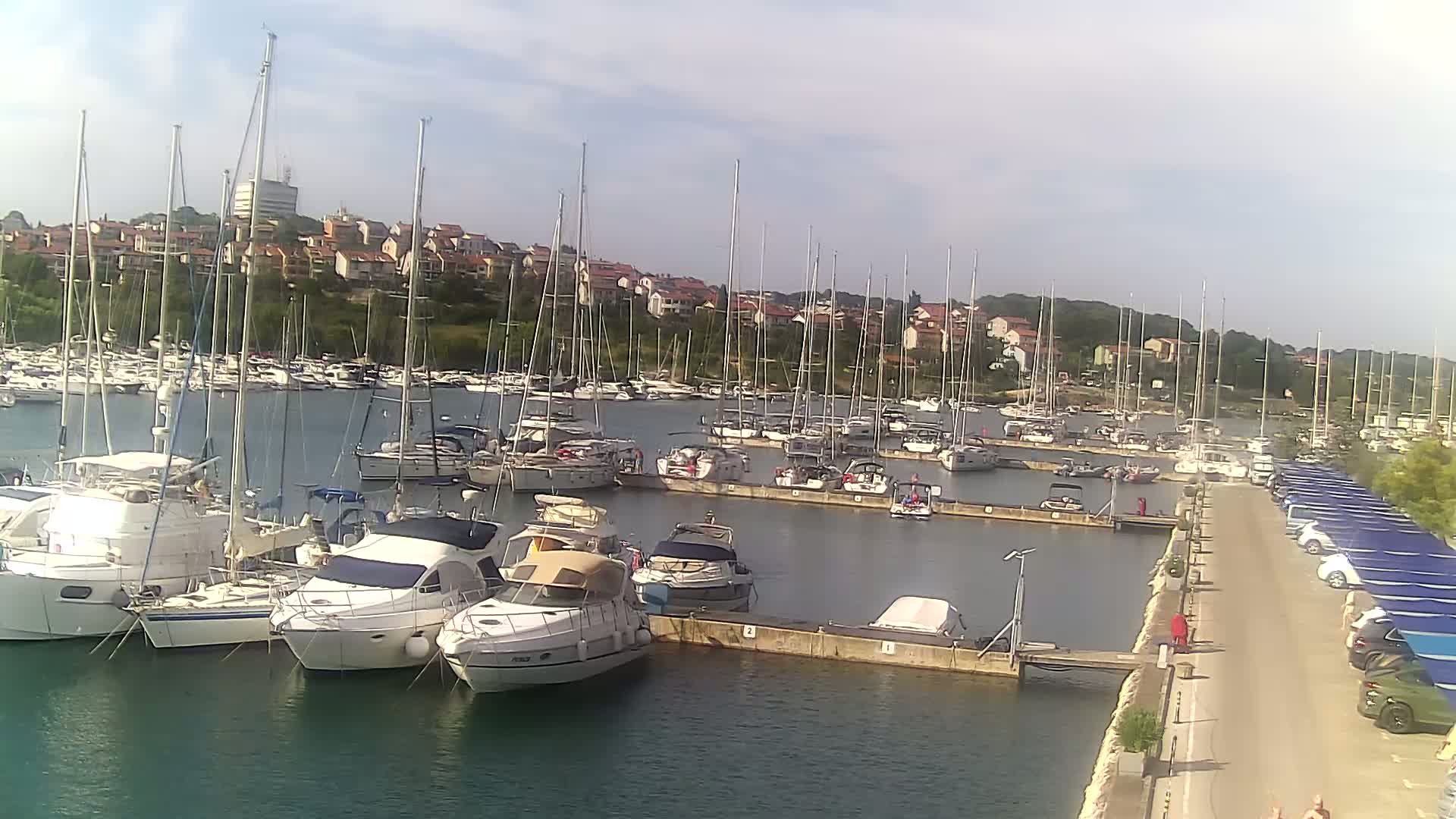 Pula, Marina Veruda North View Live Cam - Pjescana Uvala, Pula, Istria, Croatia