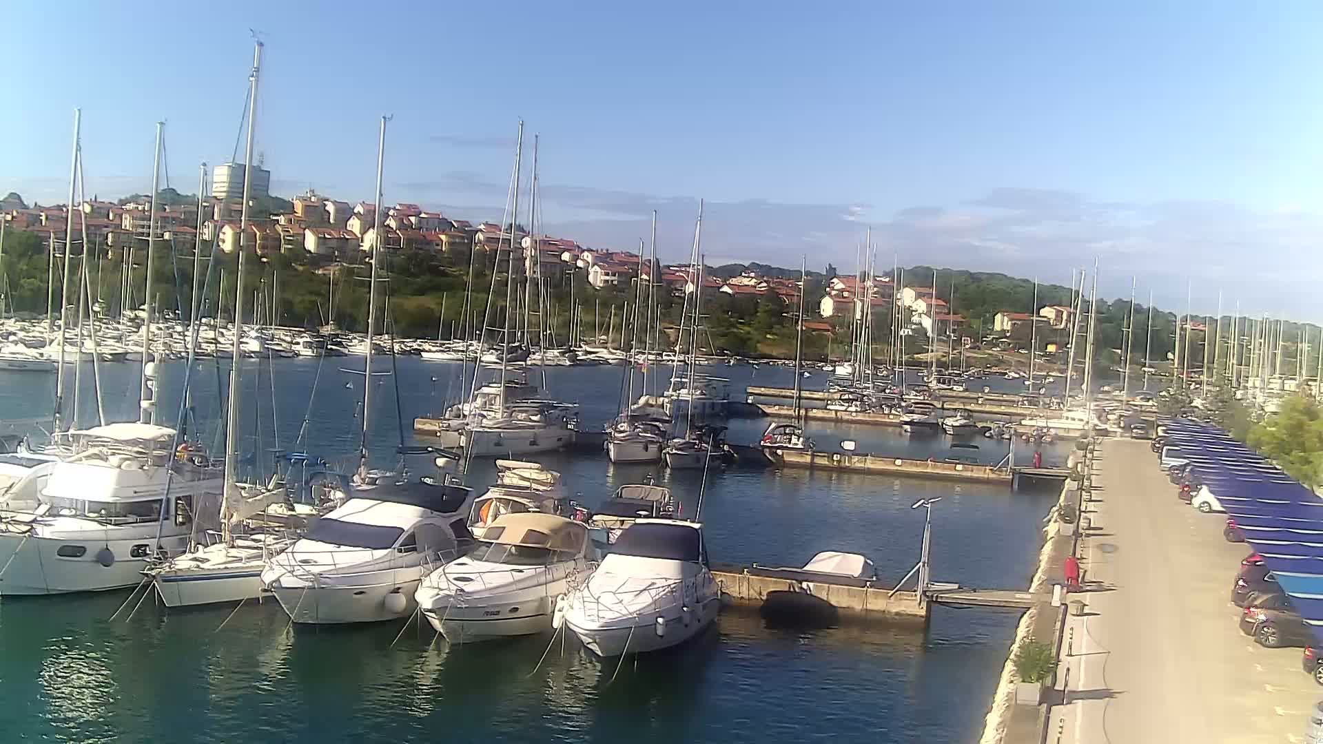 Pula, Marina Veruda North View Live Cam - Pjescana Uvala, Pula, Istria, Croatia