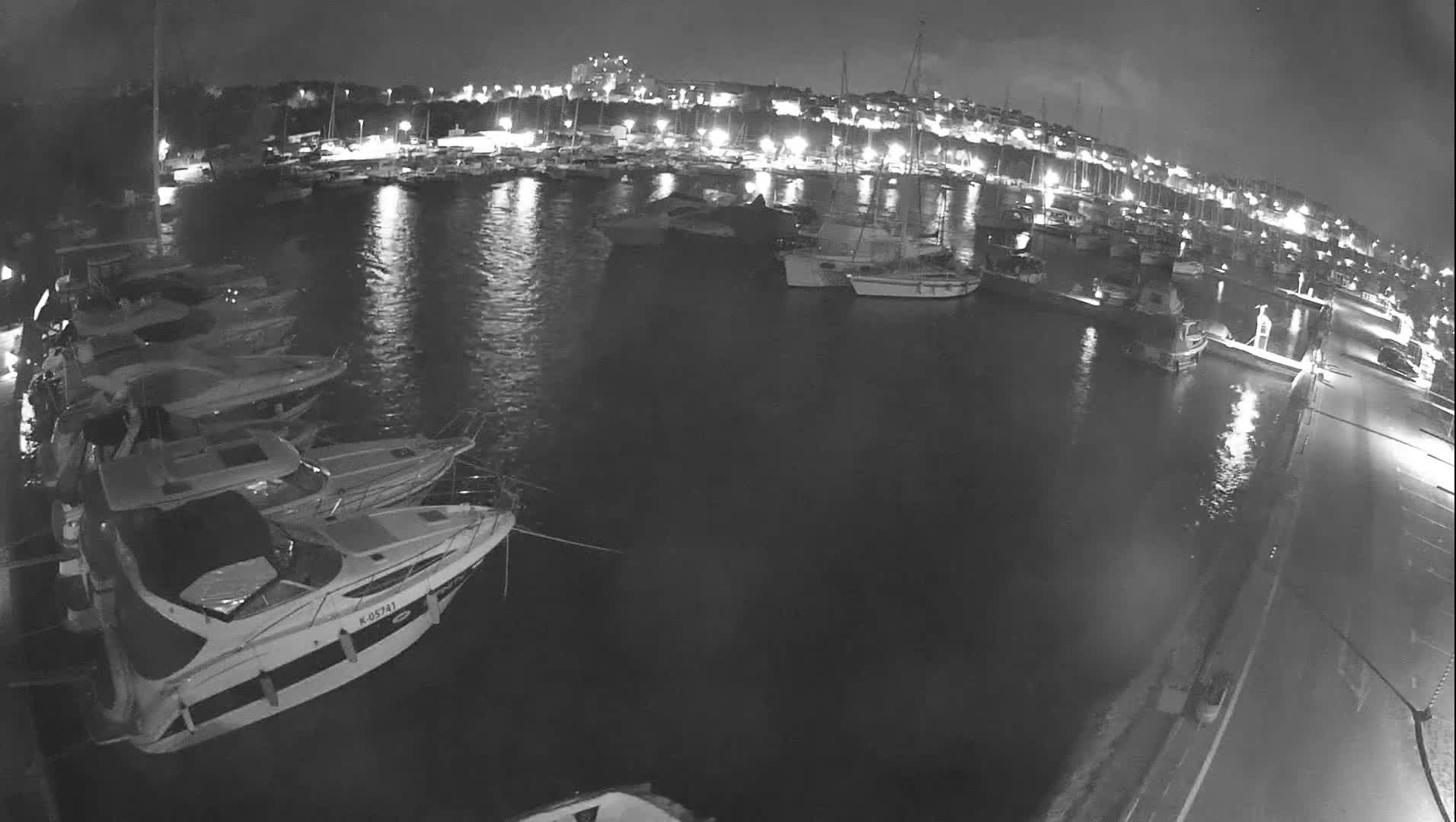 Pula, Marina Veruda North View Live Cam - Pjescana Uvala, Pula, Istria, Croatia