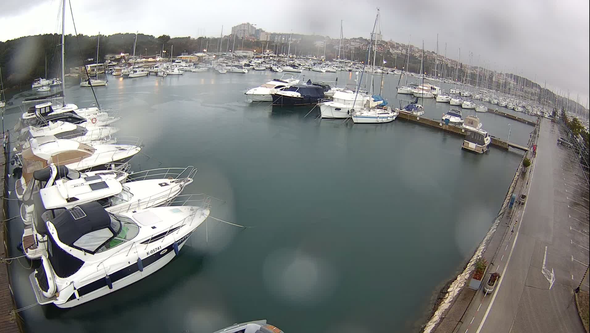 Pula, Marina Veruda North View Live Cam - Pjescana Uvala, Pula, Istria, Croatia