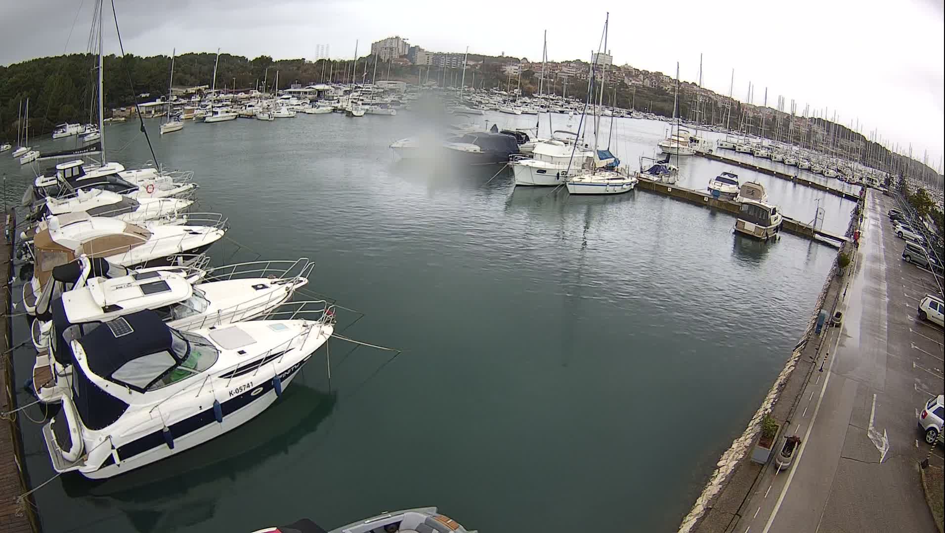 Pula, Marina Veruda North View Live Cam - Pjescana Uvala, Pula, Istria, Croatia