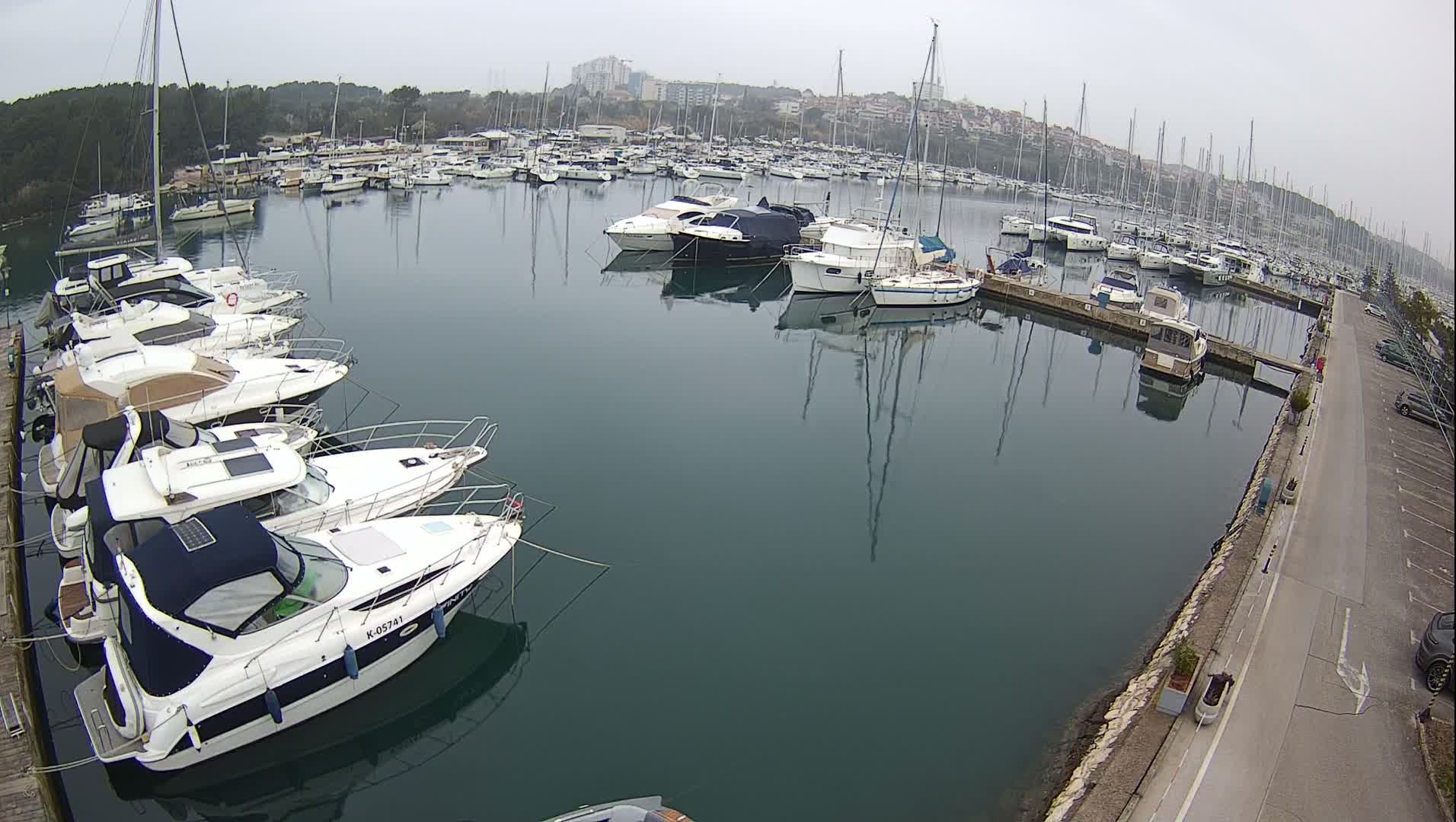 Pula, Marina Veruda North View Live Cam - Pjescana Uvala, Pula, Istria, Croatia