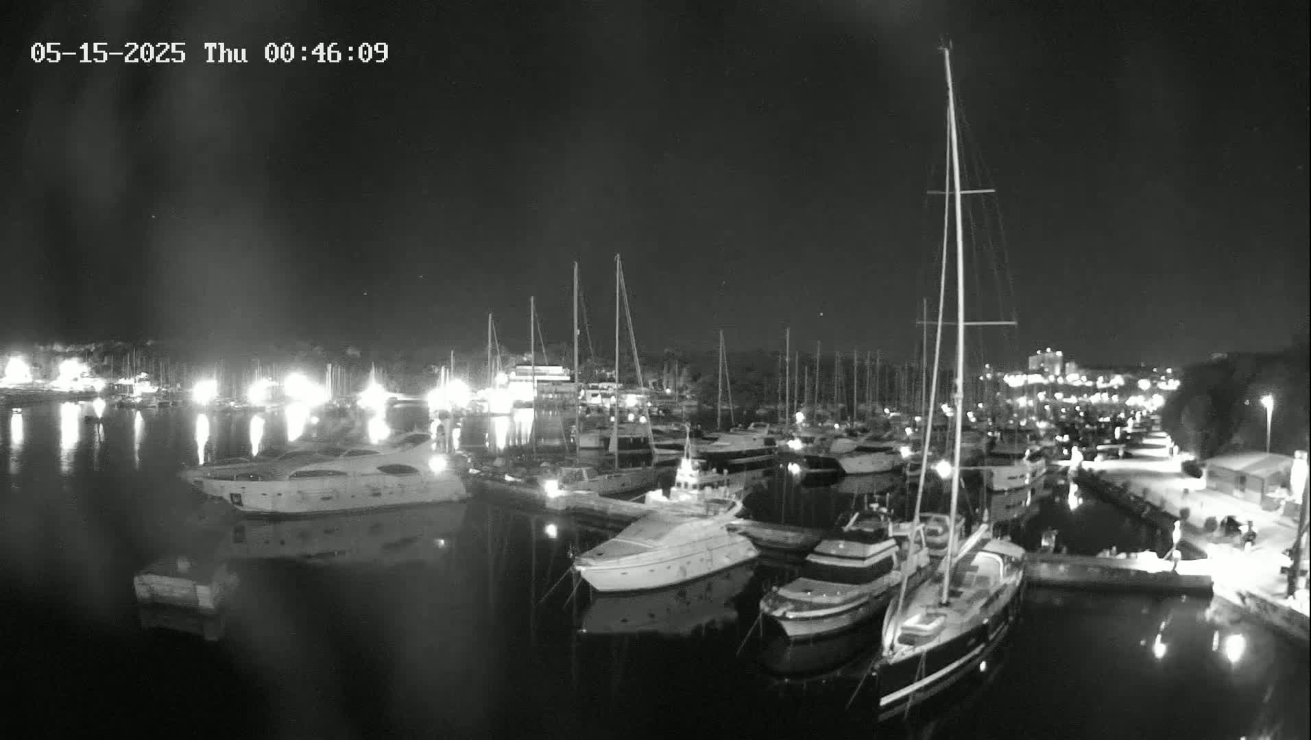 Pula, Marina Veruda East View Live Cam - Pjescana Uvala, Pula, Istria, Croatia