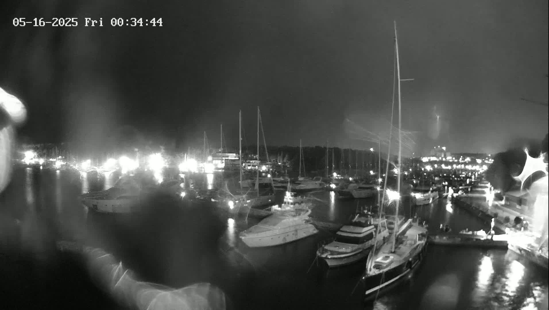 Pula, Marina Veruda East View Live Cam - Pjescana Uvala, Pula, Istria, Croatia