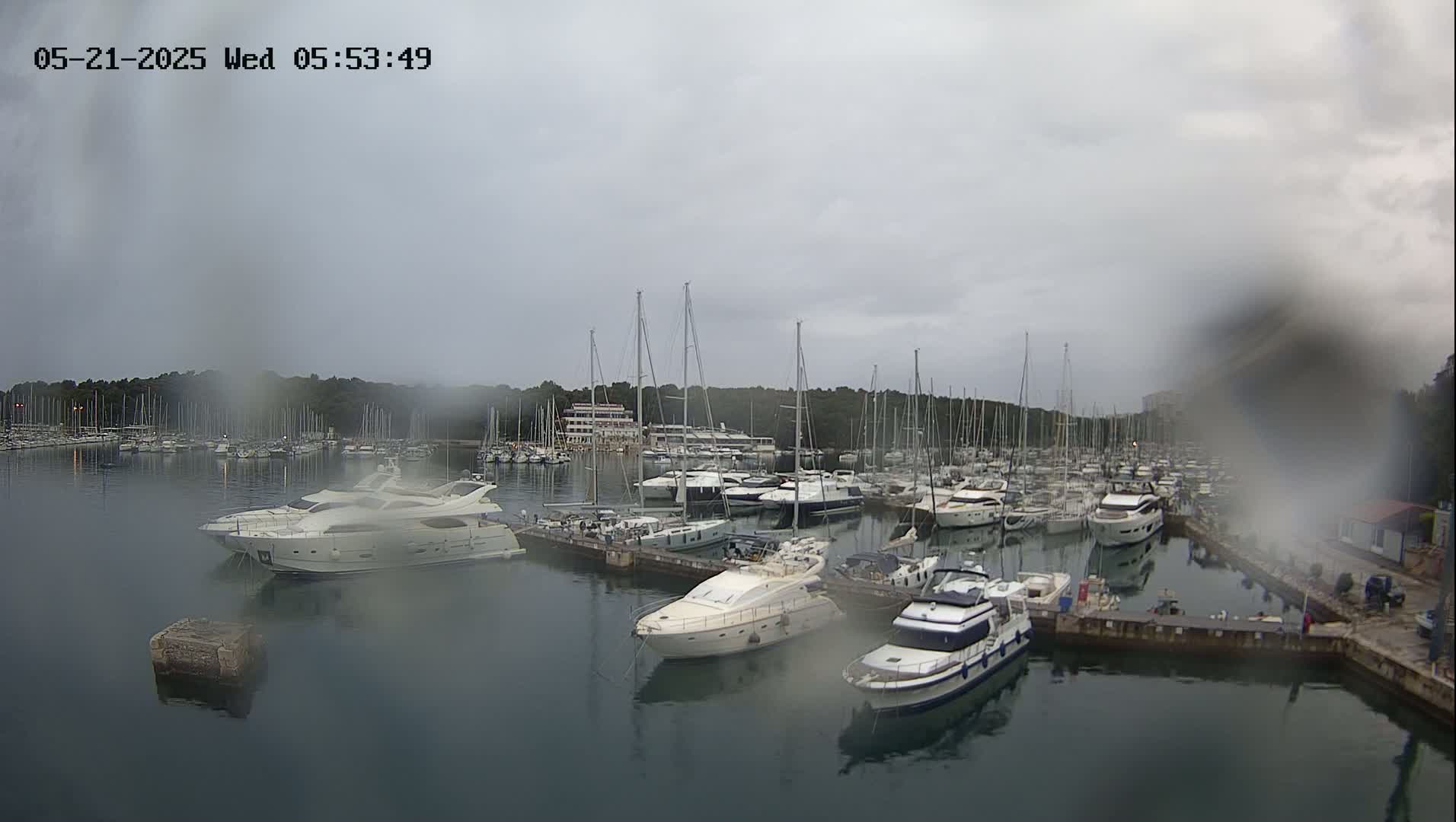 Pula, Marina Veruda East View Live Cam - Pjescana Uvala, Pula, Istria, Croatia